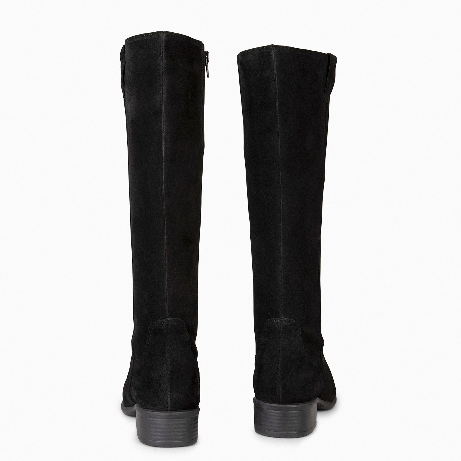 TEXAS – BLACK Low heel boots