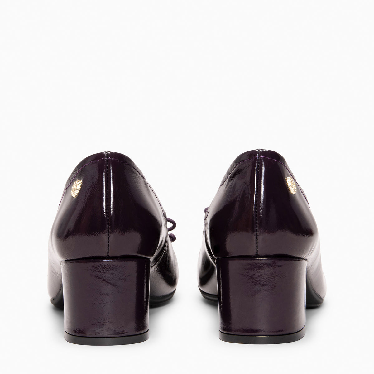 SILVANA - PURPLE Baresoft ballerinas with heel