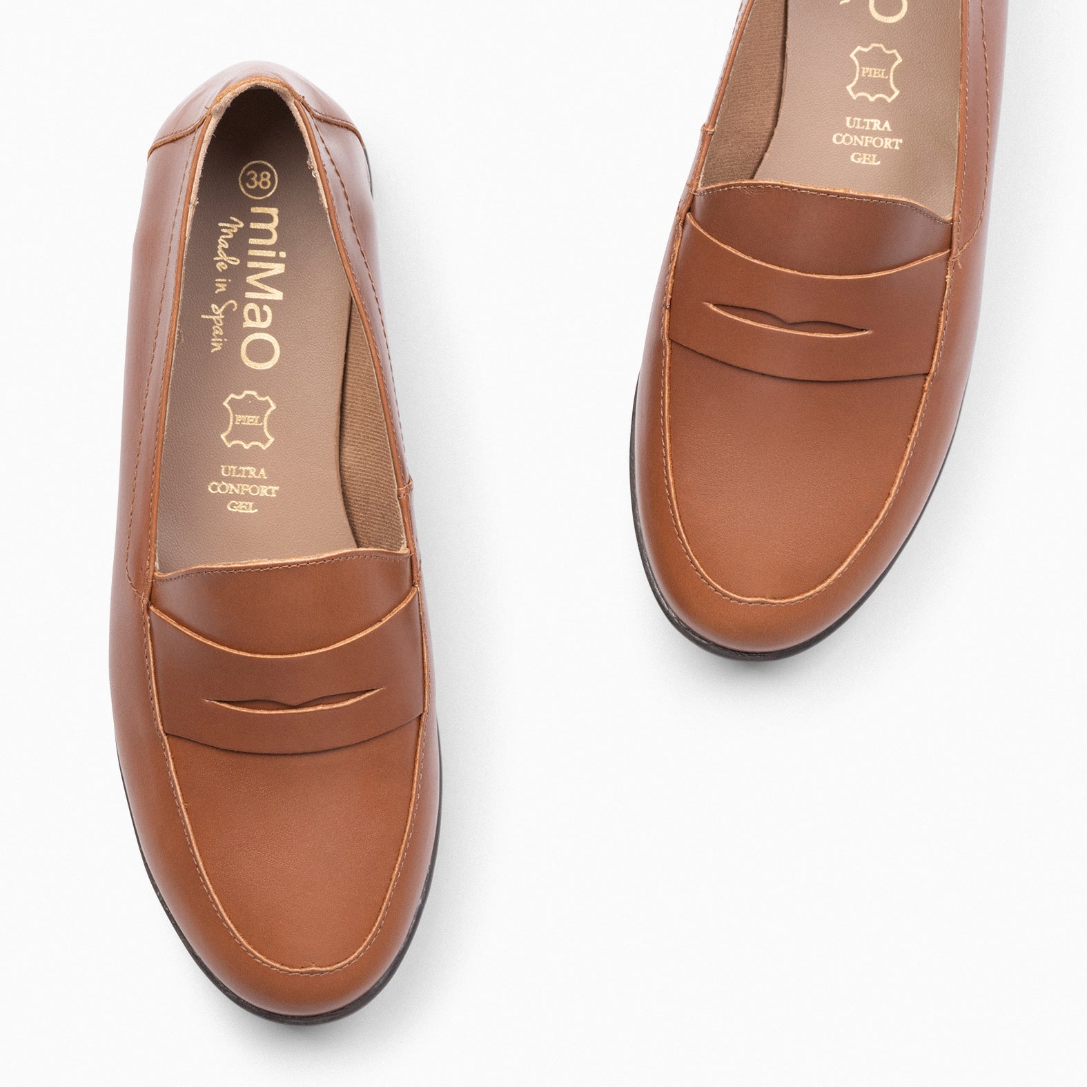 360 – TAUPE moccasins with mask