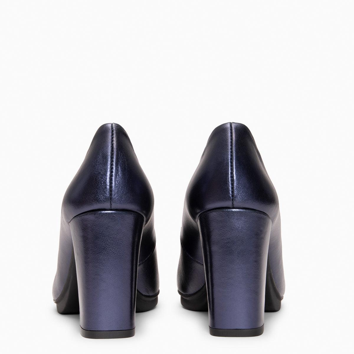 URBAN SPLASH - Zapatos de tacón con piel metalizado MARINO