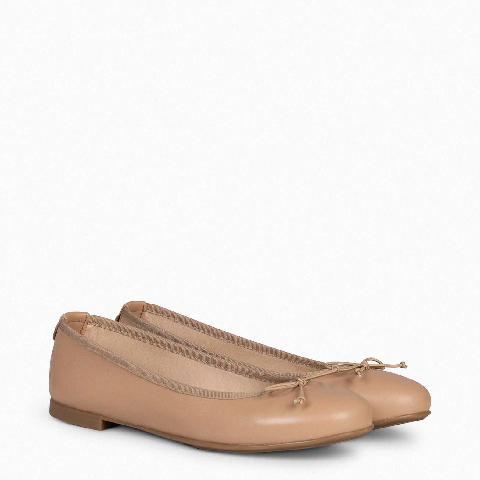 HELENE – NUDE Ballerinas with lace 