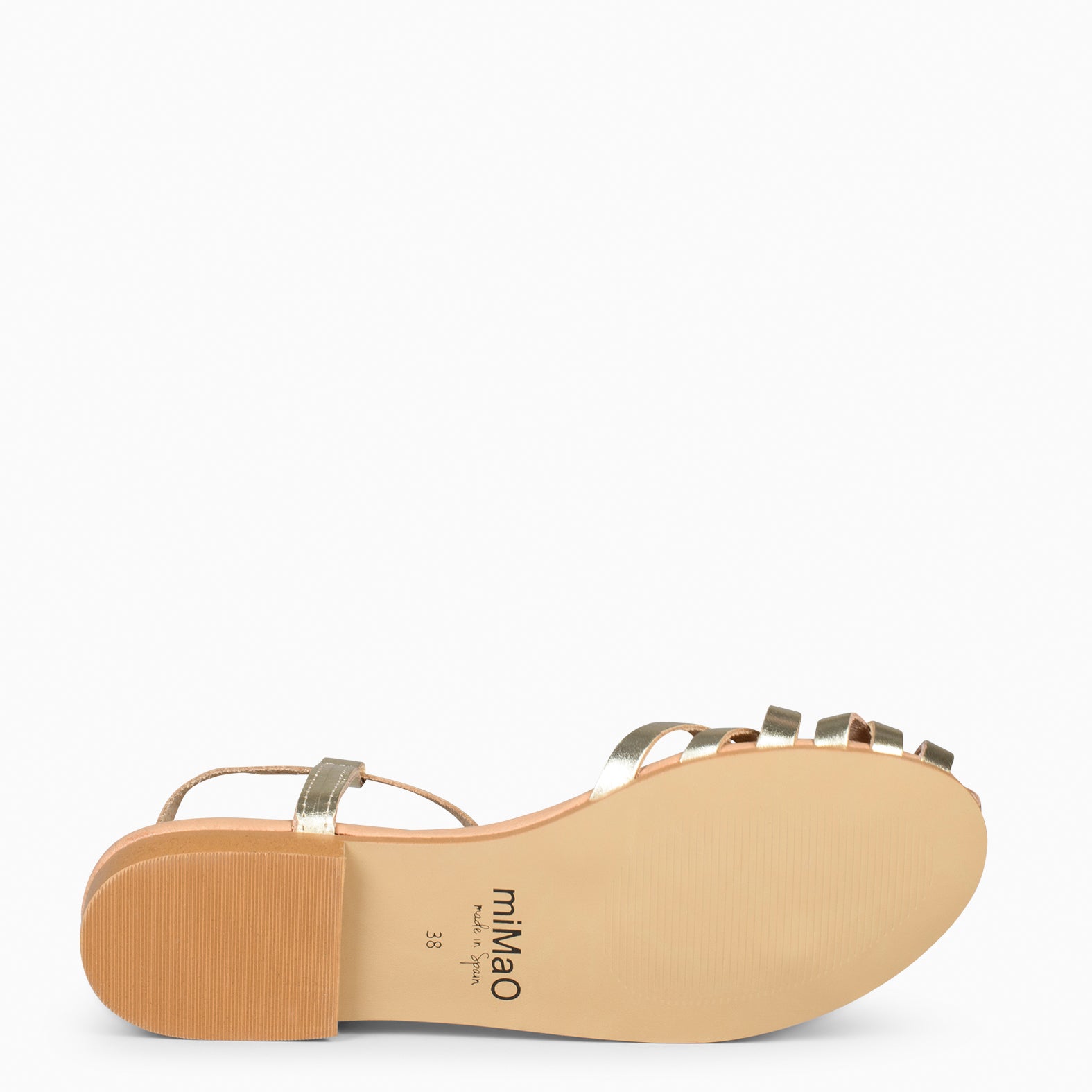 BEACH - GOLDEN Braided Flat Sandals 