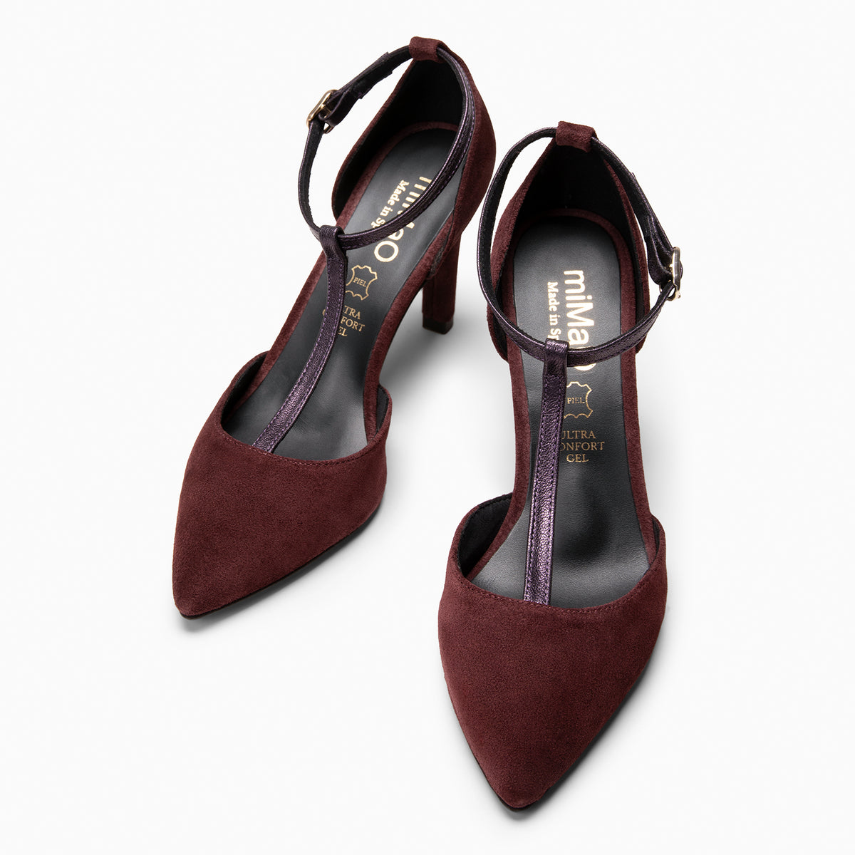 AMANDA - BURGUNDY High-heel shoes