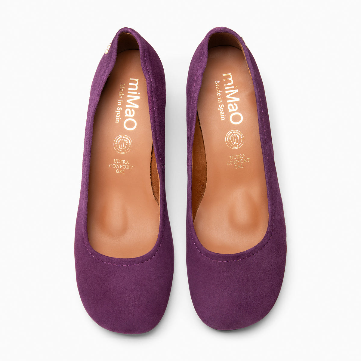 Urban Baresoft -  Sapatos de salto para pés largos ROXO