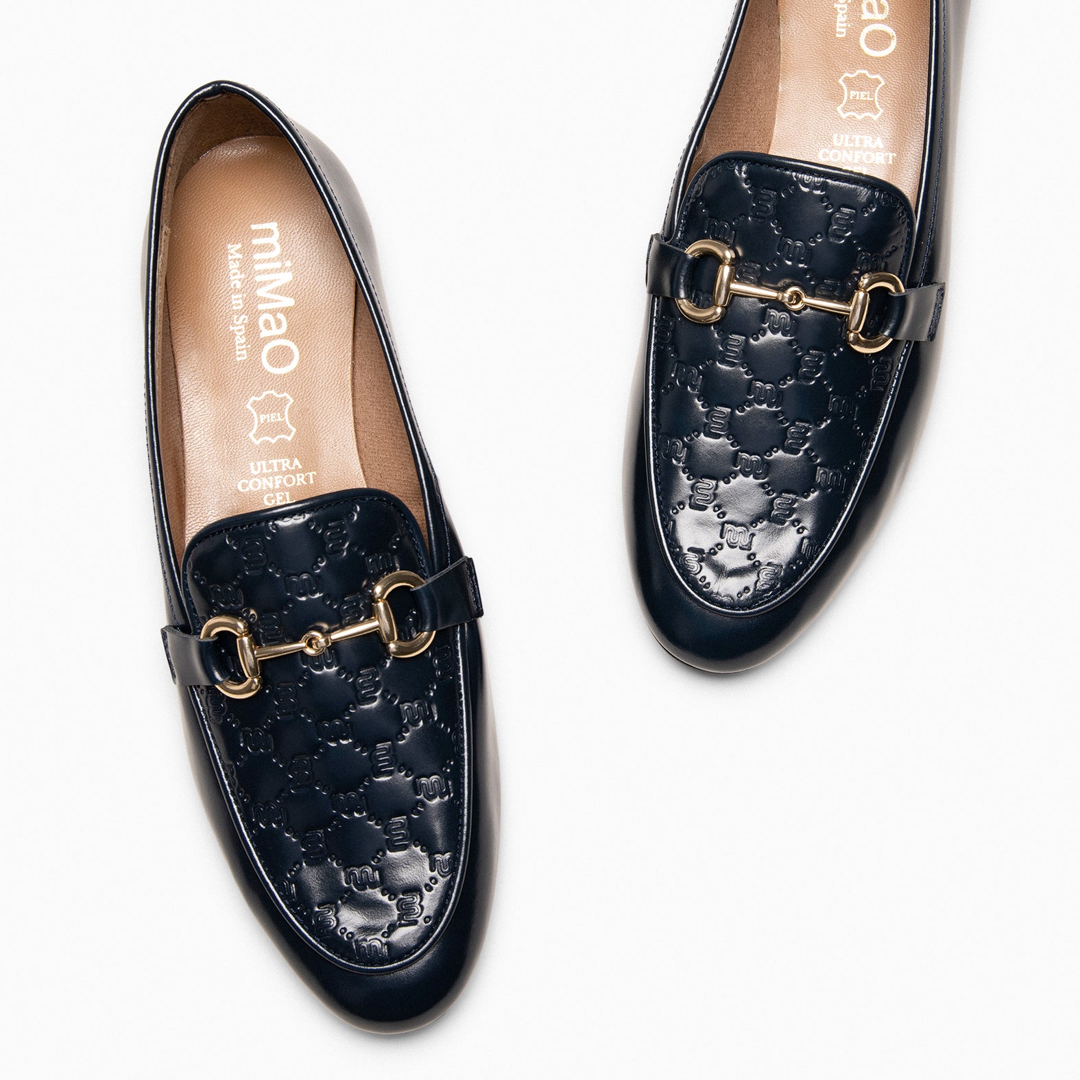 ELOISE – NAVY Flat Moccasins