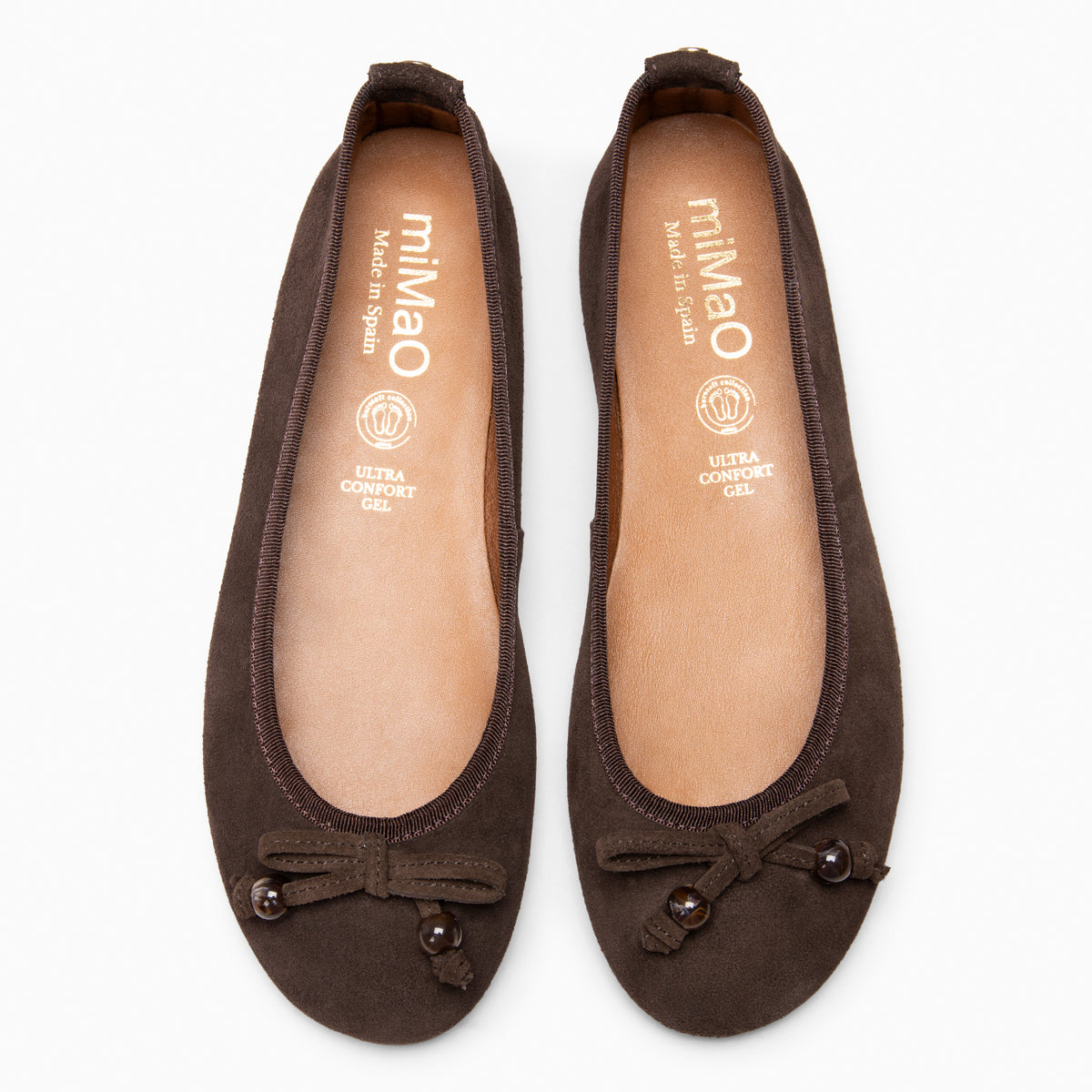 ELVIRA - BROWN Baresoft Ballerinas