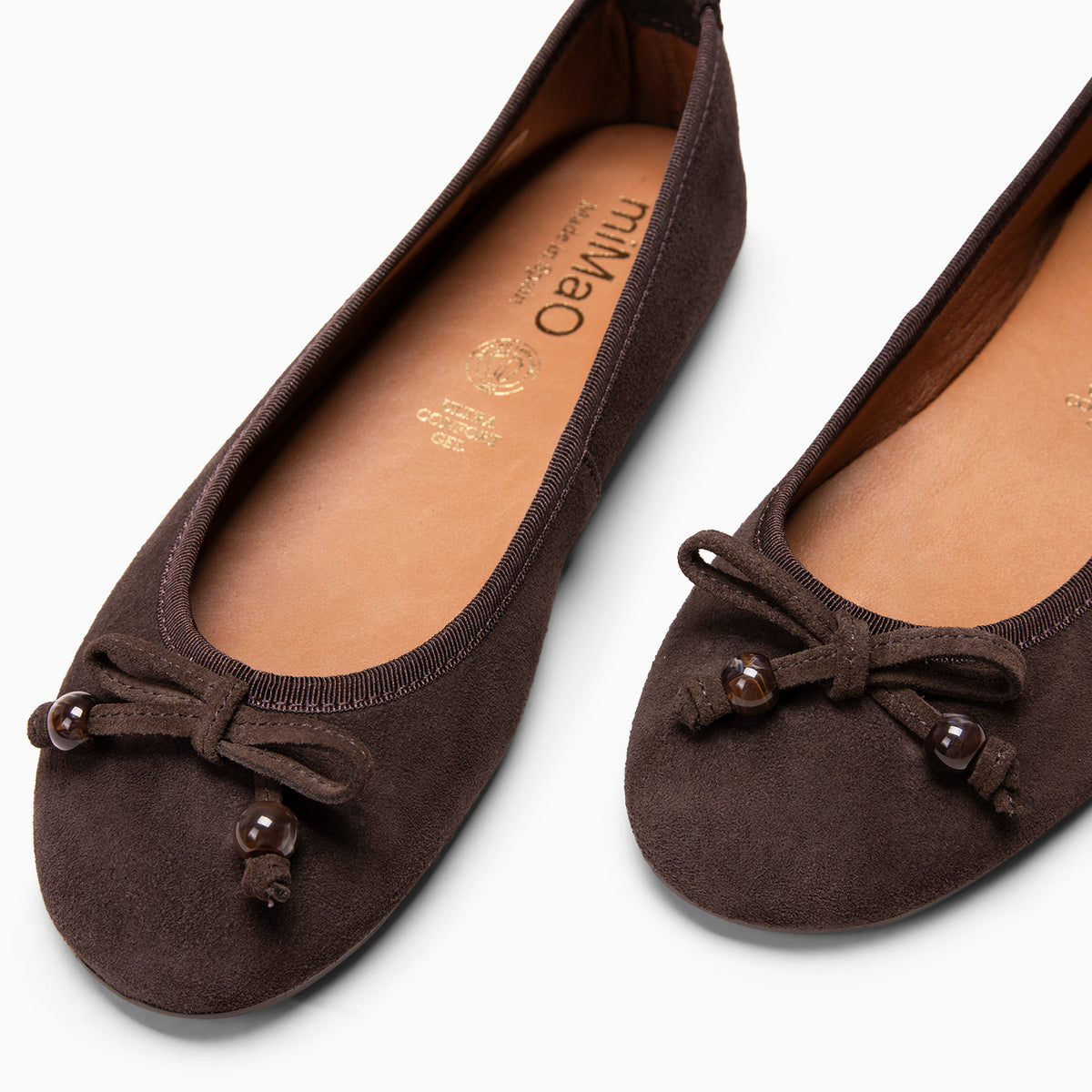ELVIRA - BROWN Baresoft Ballerinas