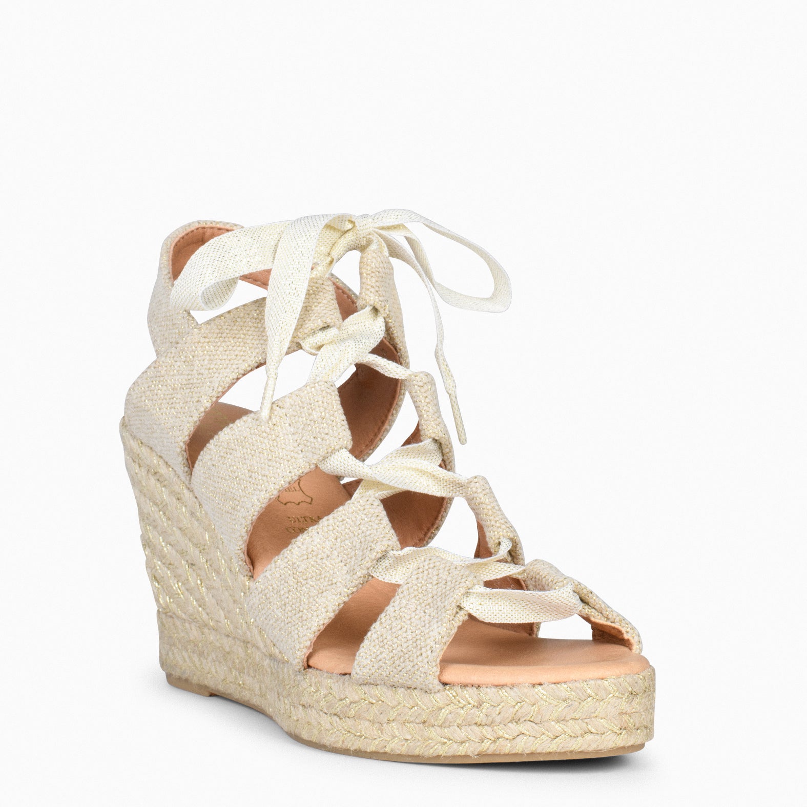 River island gold wedges hot sale