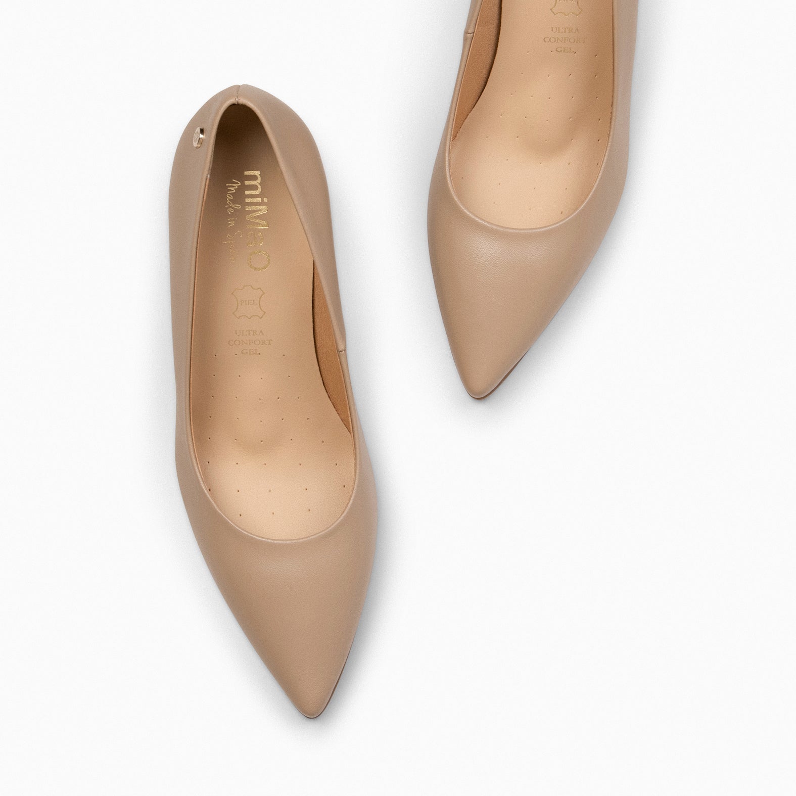 NAPPA STILETTO - TAUPE STILETTO HEELS