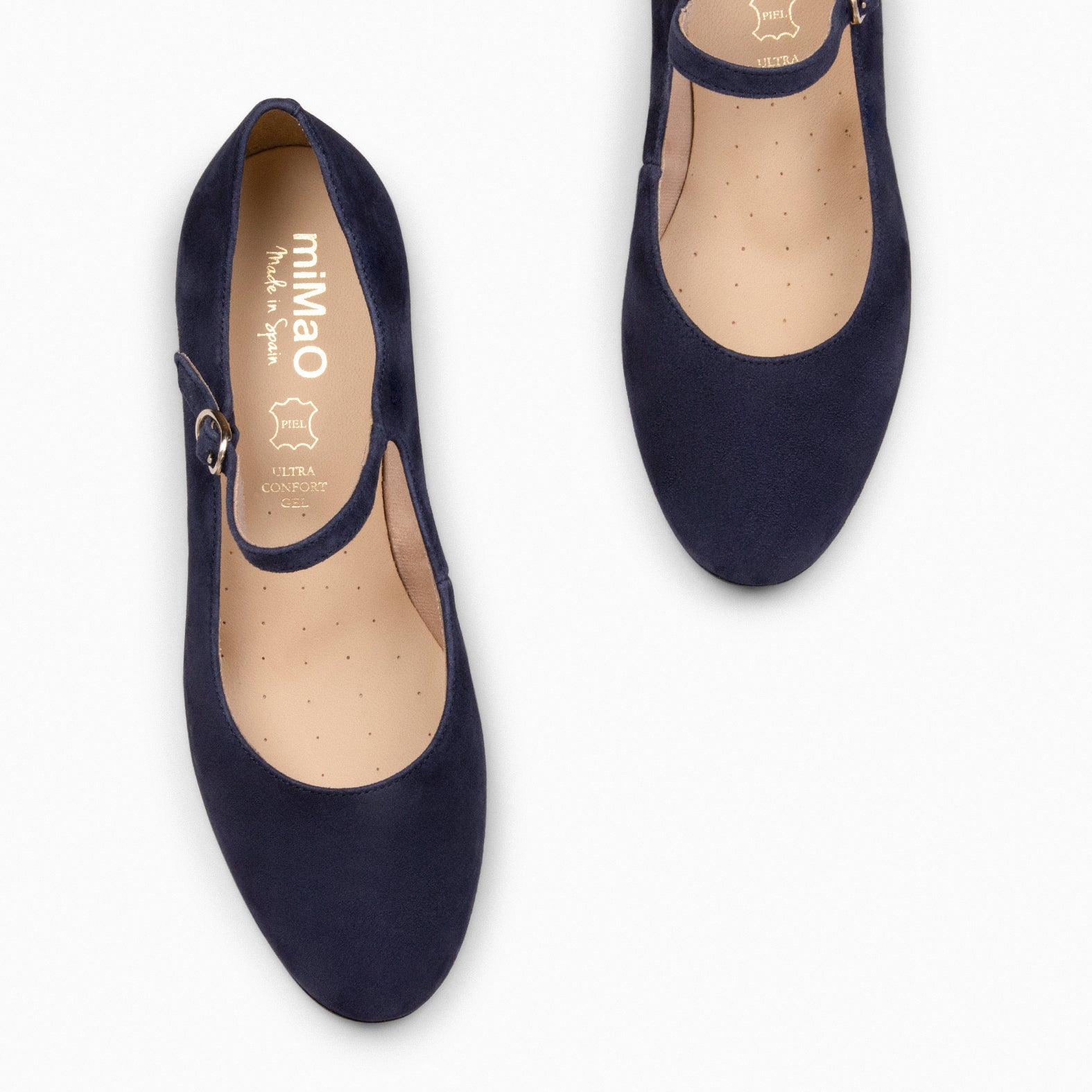NORA – NAVY Mary-Janes with low heel 