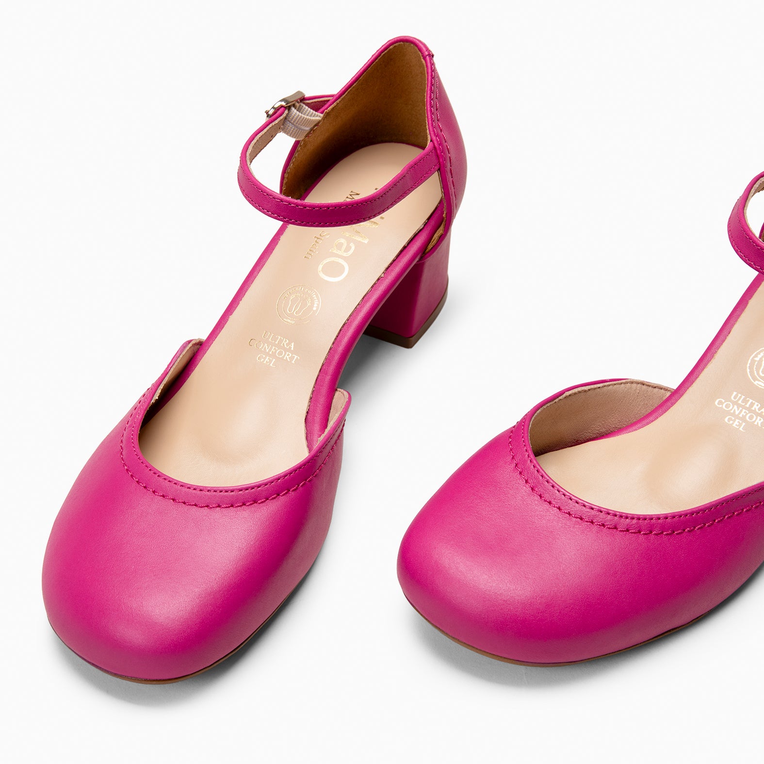 RIO - Zapatos de tacón baresoft FUCSIA - miMaO ®