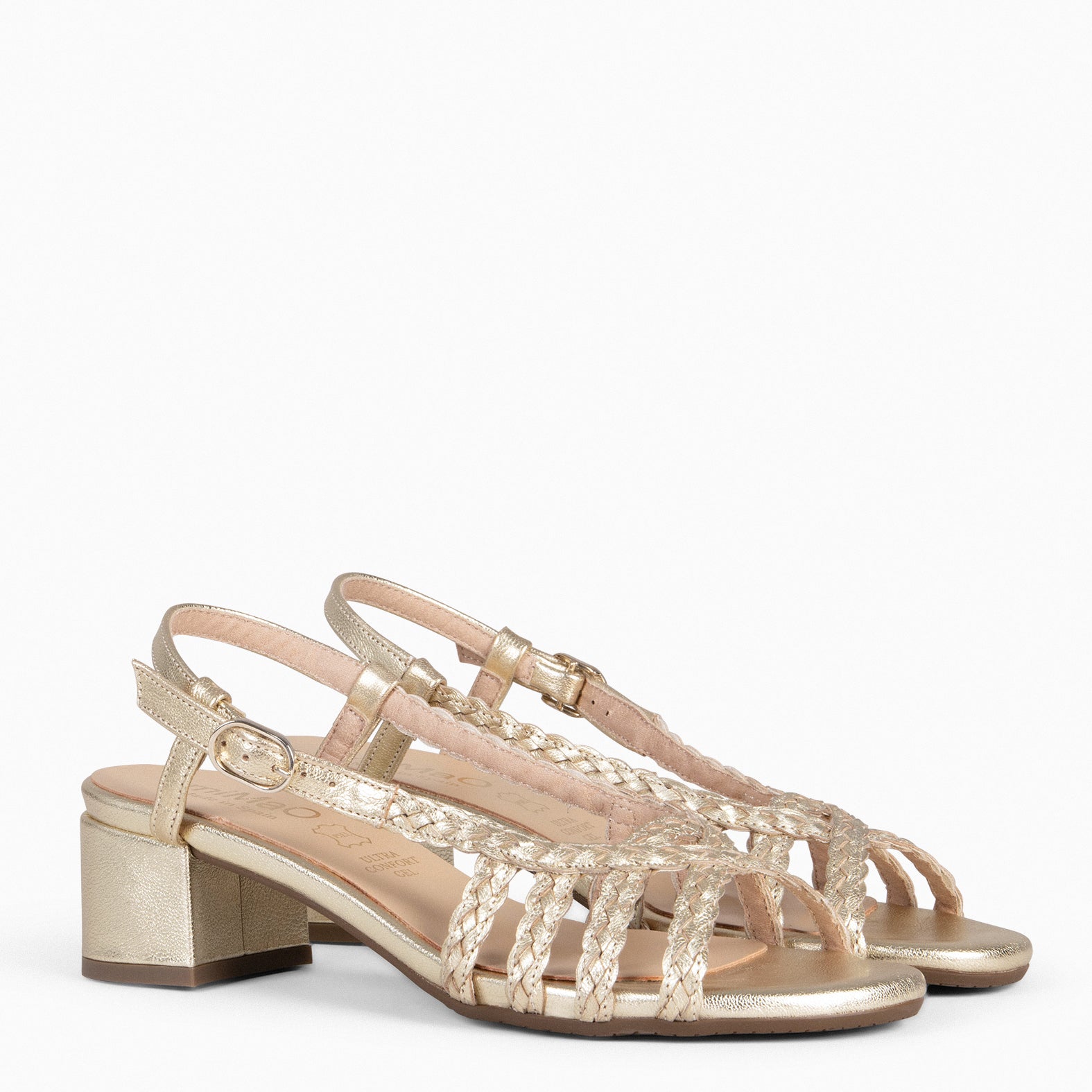 LINA – GOLD Women Casual Sandals