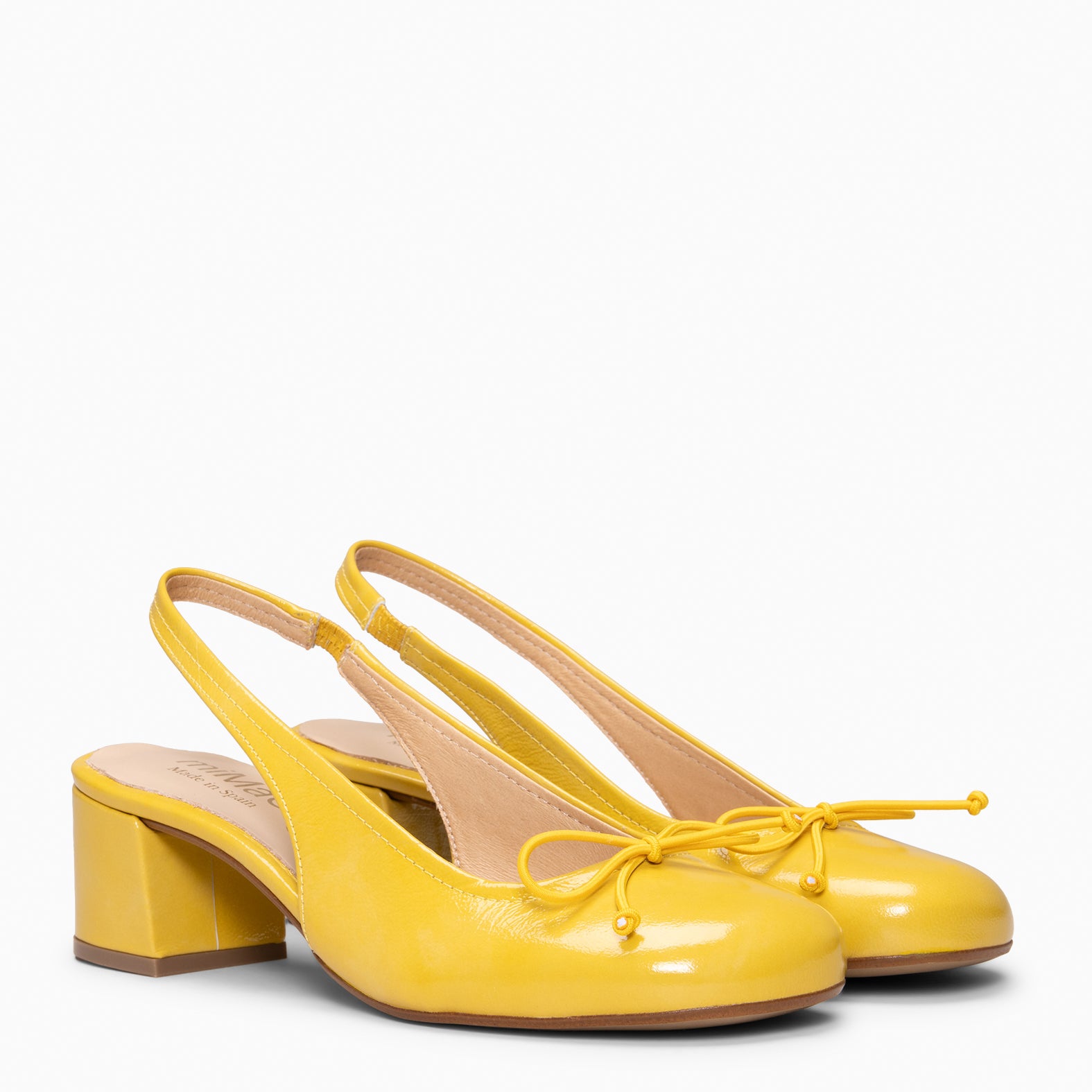 DOROTHY - Zapatos de tacón destalonado Baresoft AMARILLO - miMaO ®