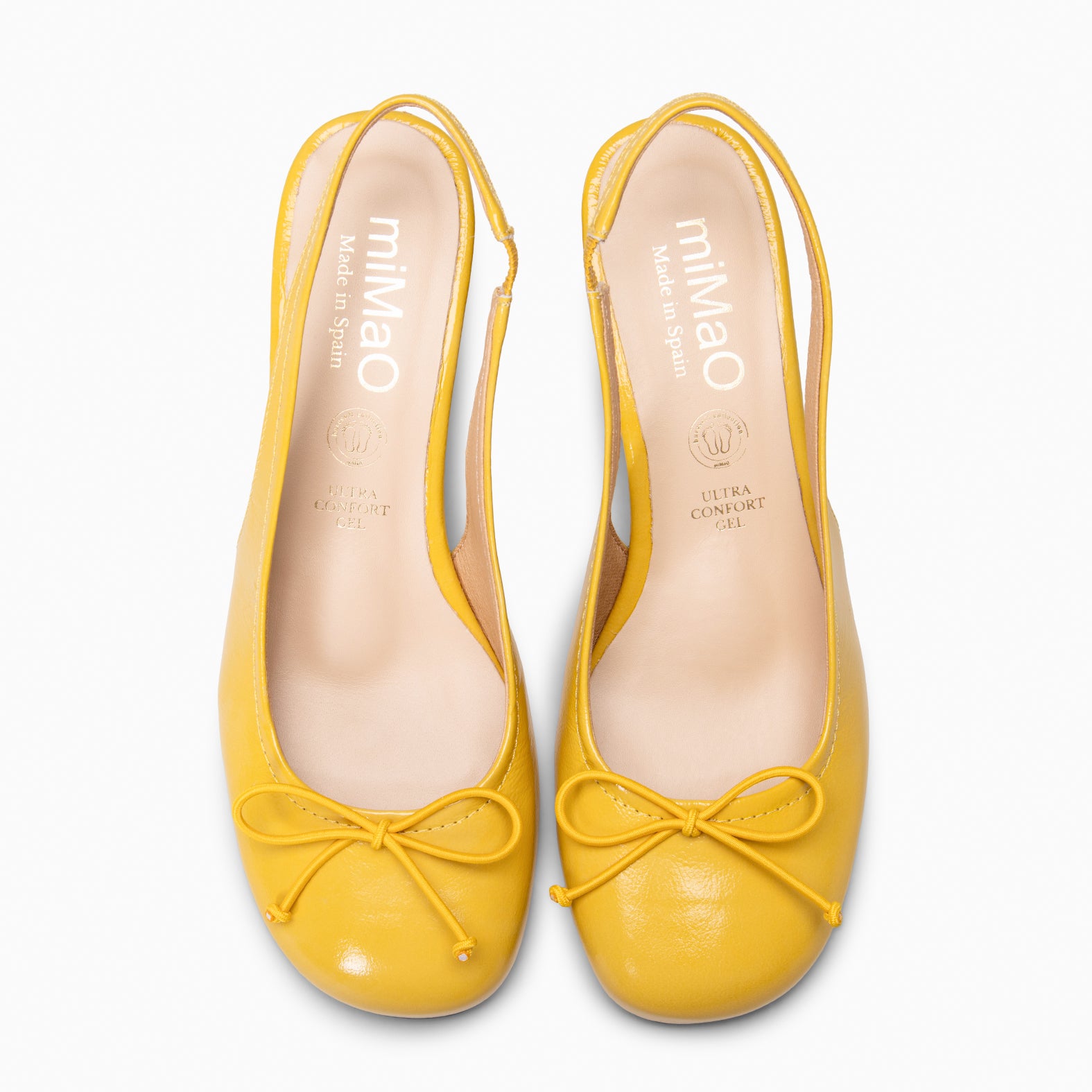 DOROTHY - Zapatos de tacón destalonado Baresoft AMARILLO - miMaO ®