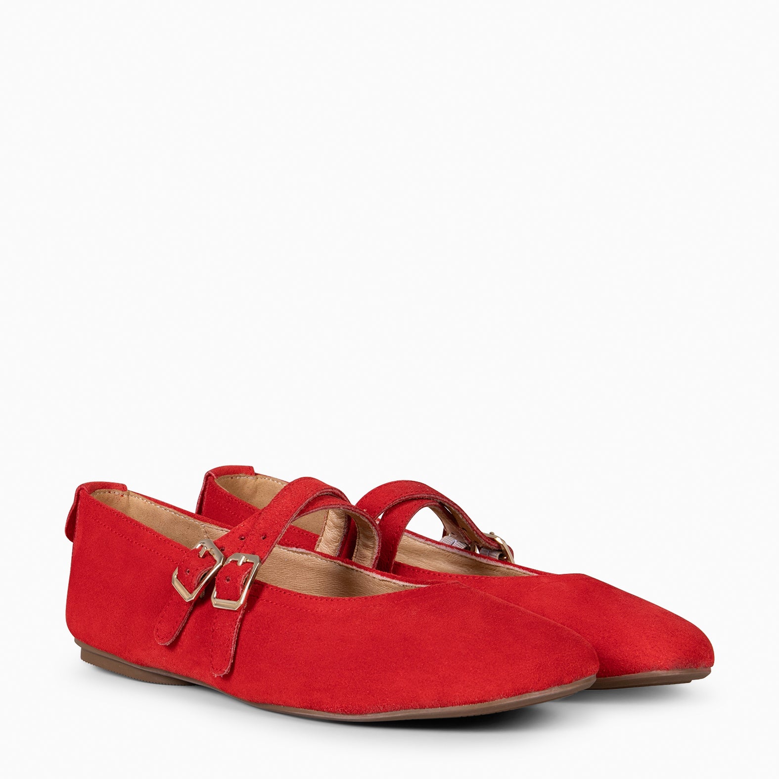 AMAPOLA - BAILARINA PLANA BARESOFT ROJO - miMaO ®