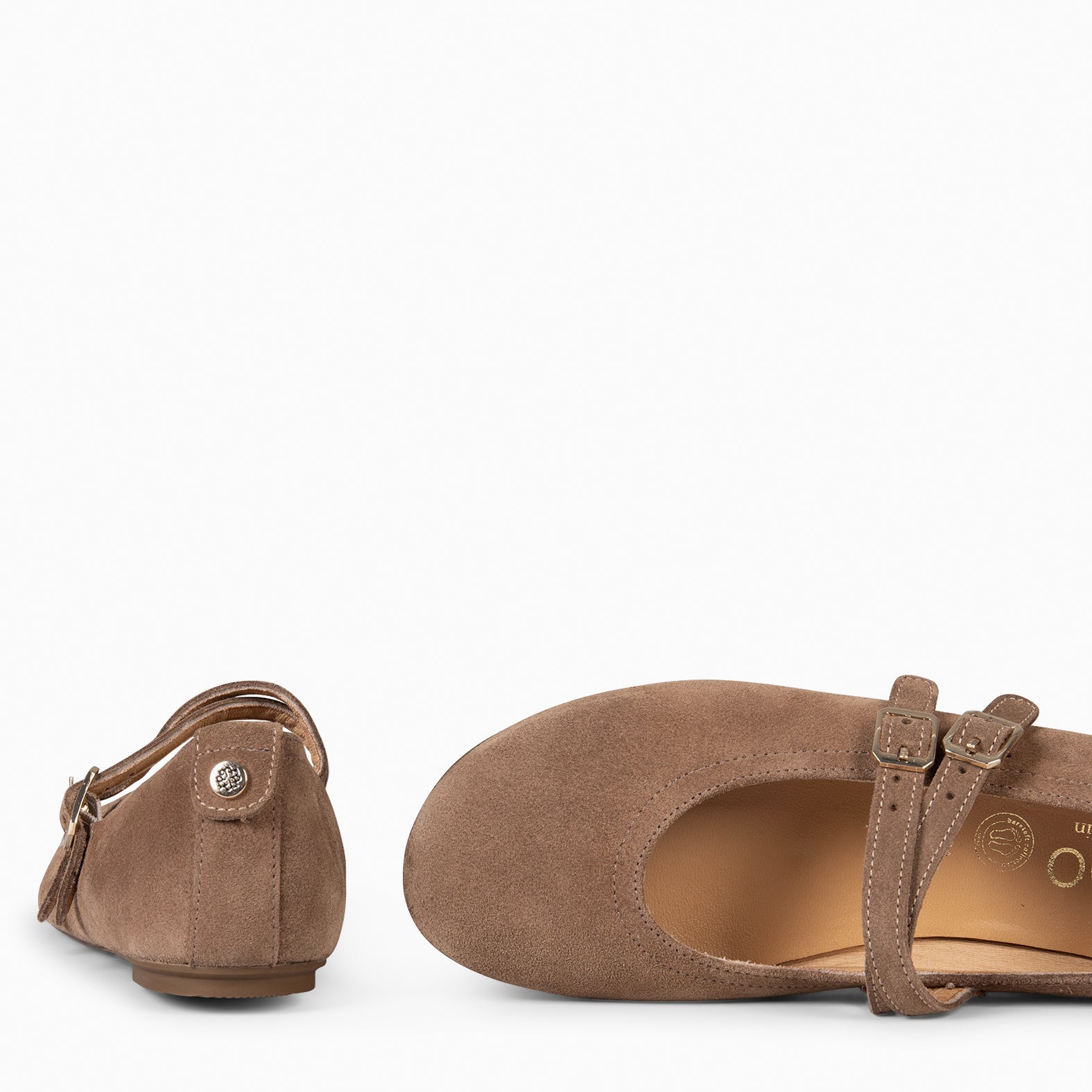AMAPOLA - BALLERINA PLANA BARESOFT TAUPE