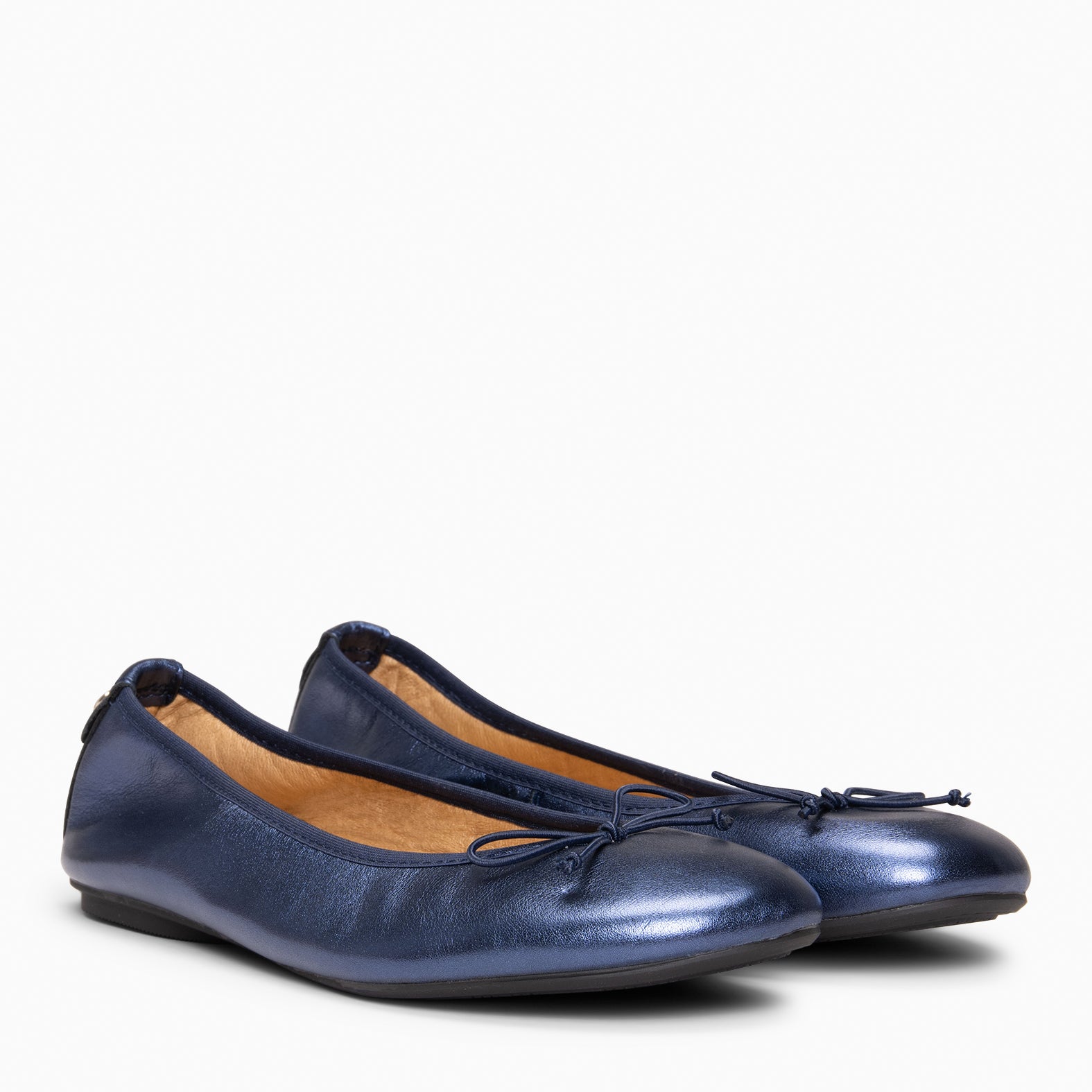CAMPANILLA - Bailarinas baresoft con lazo MARINO