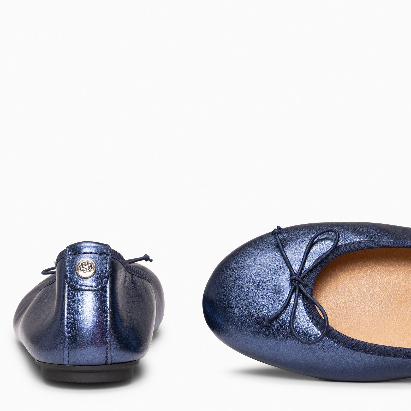 CAMPANILLA - Bailarinas baresoft con lazo MARINO