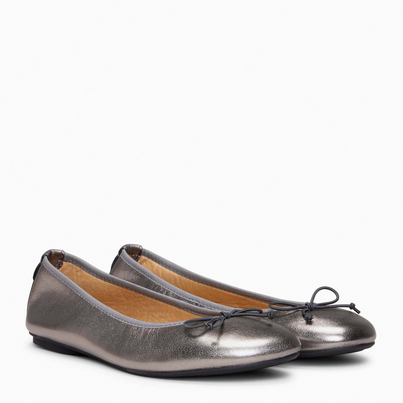 CAMPANILLA - DARK GREY Baresoft ballerinas