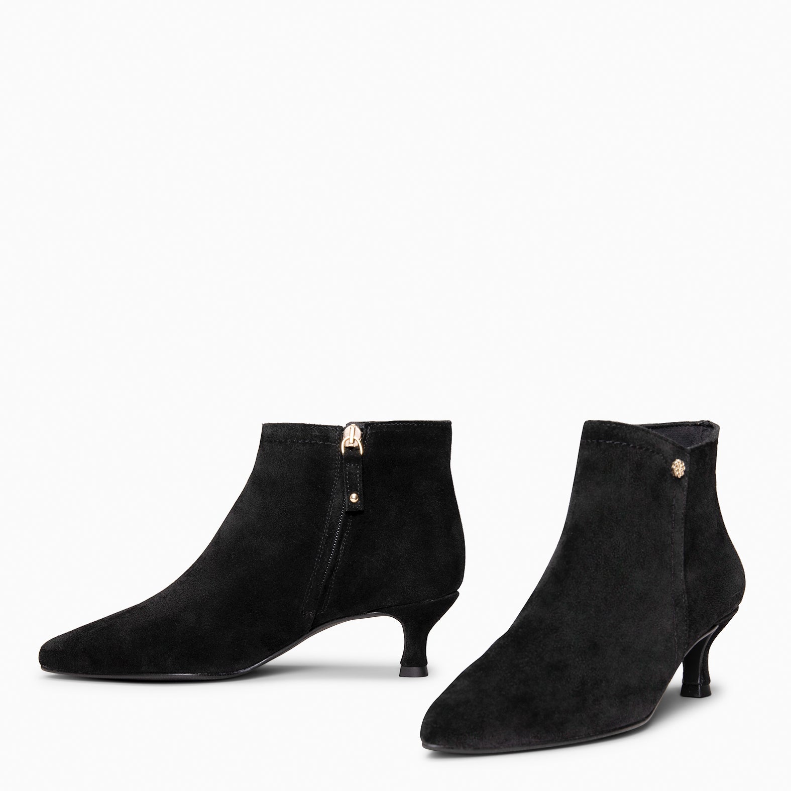 LORD – Botines tacón bajo NEGRO