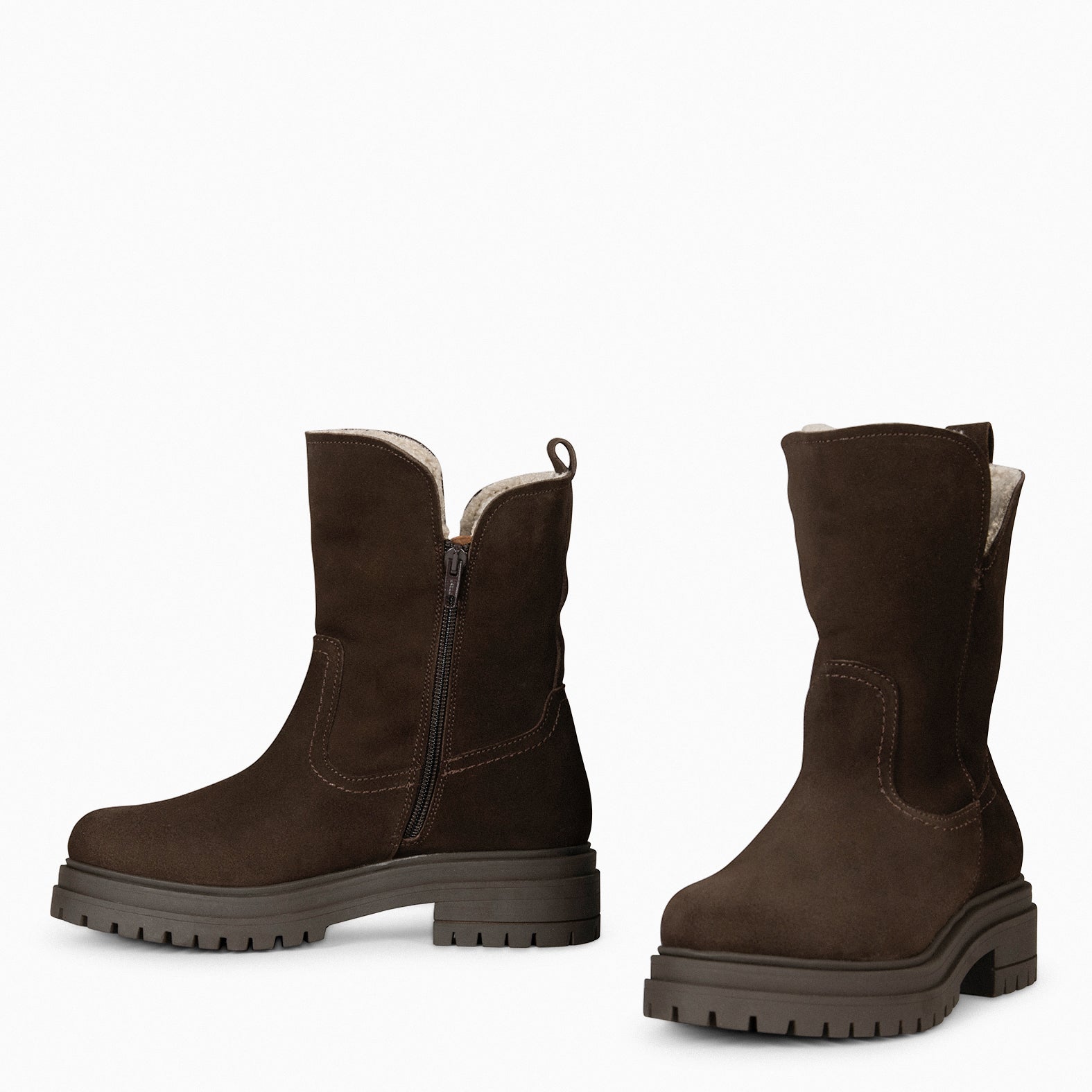 LAPONIA – BROWN boot with lining