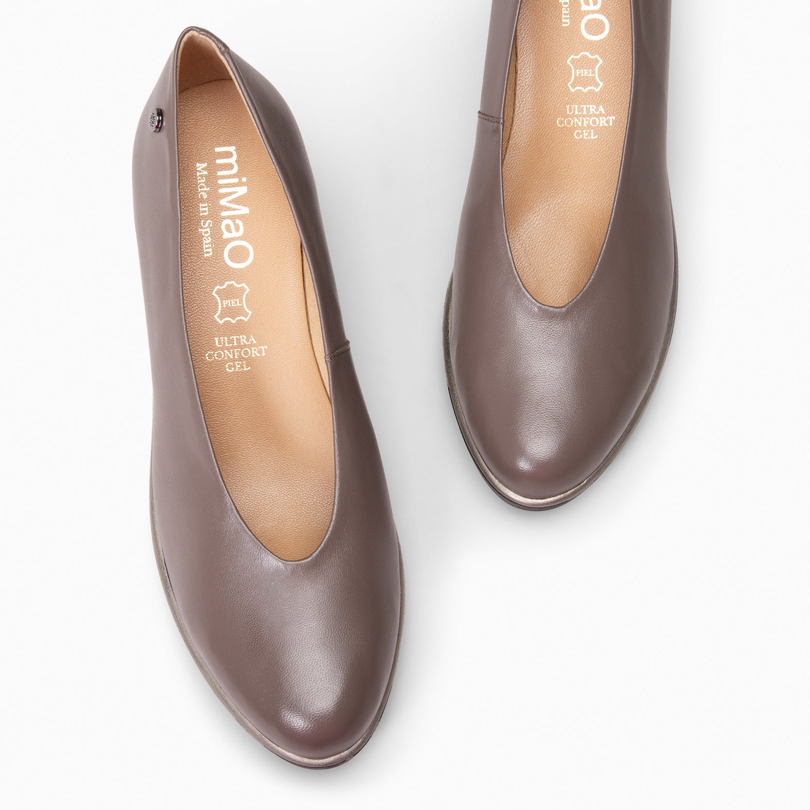 IVY - Bailarina con cuña TAUPE