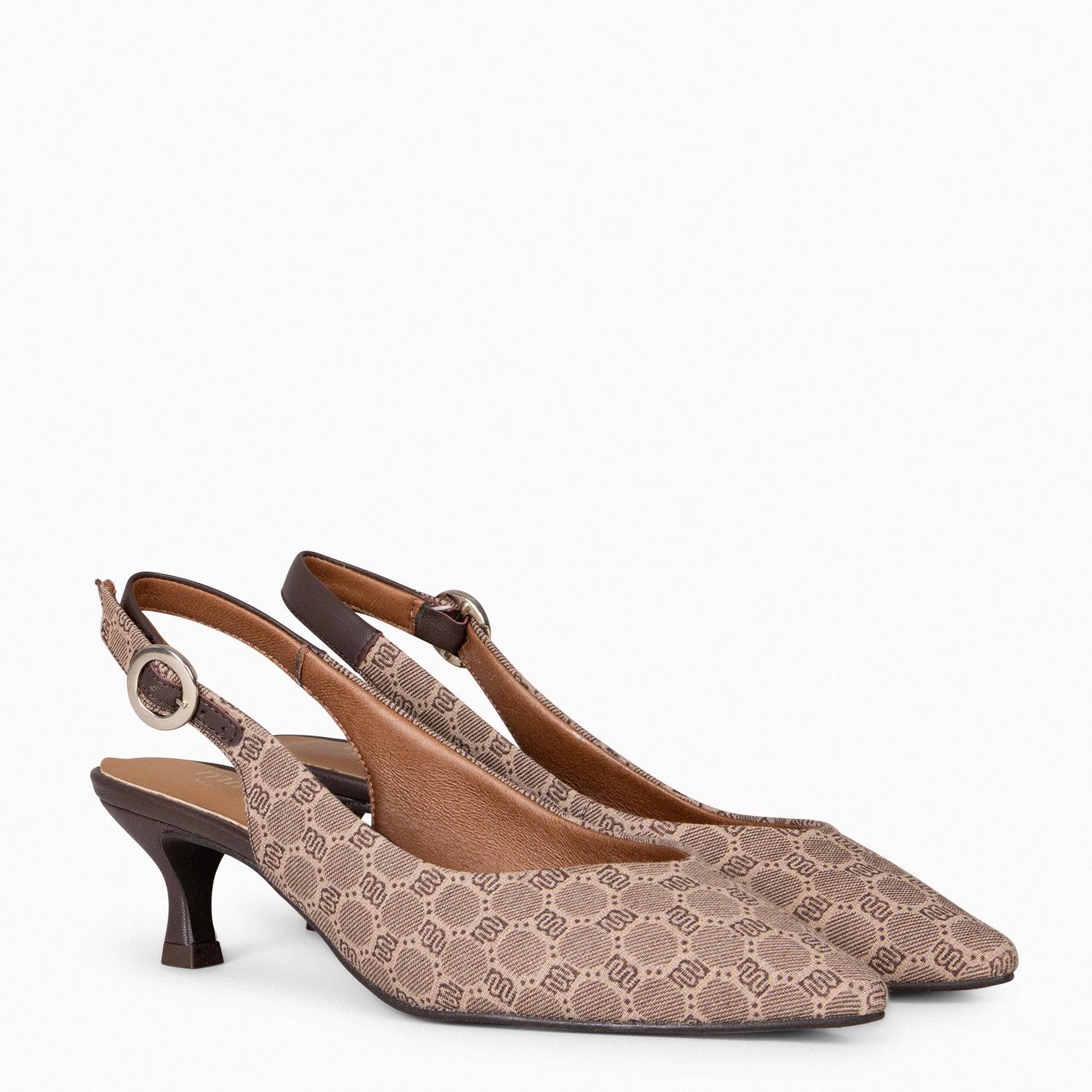 ANGIE – BROWN Slingback shoe