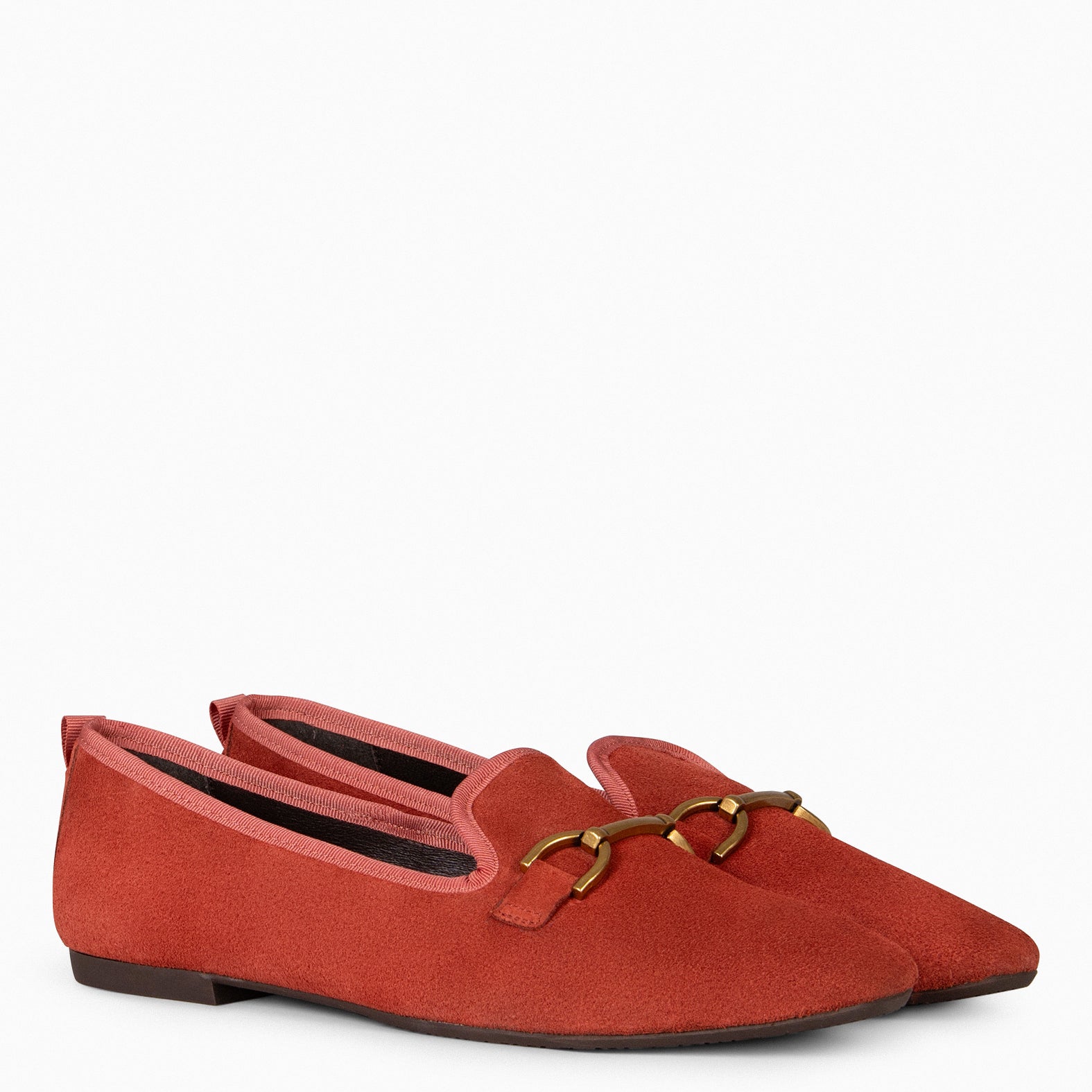 SLIPPER – Chaussures plates en daim CORAIL