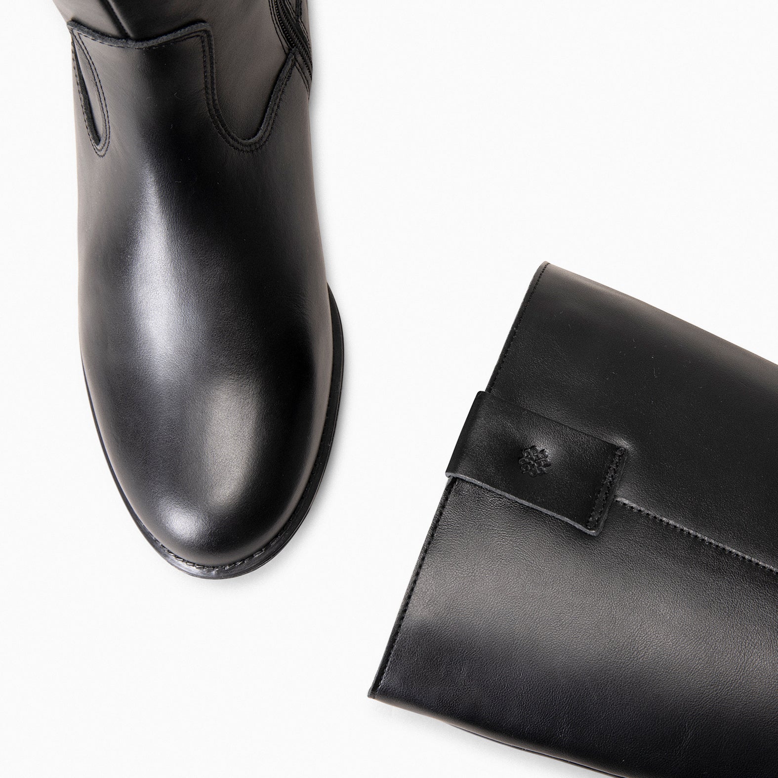 TEXAS – Botas de salto baixo NEGRO