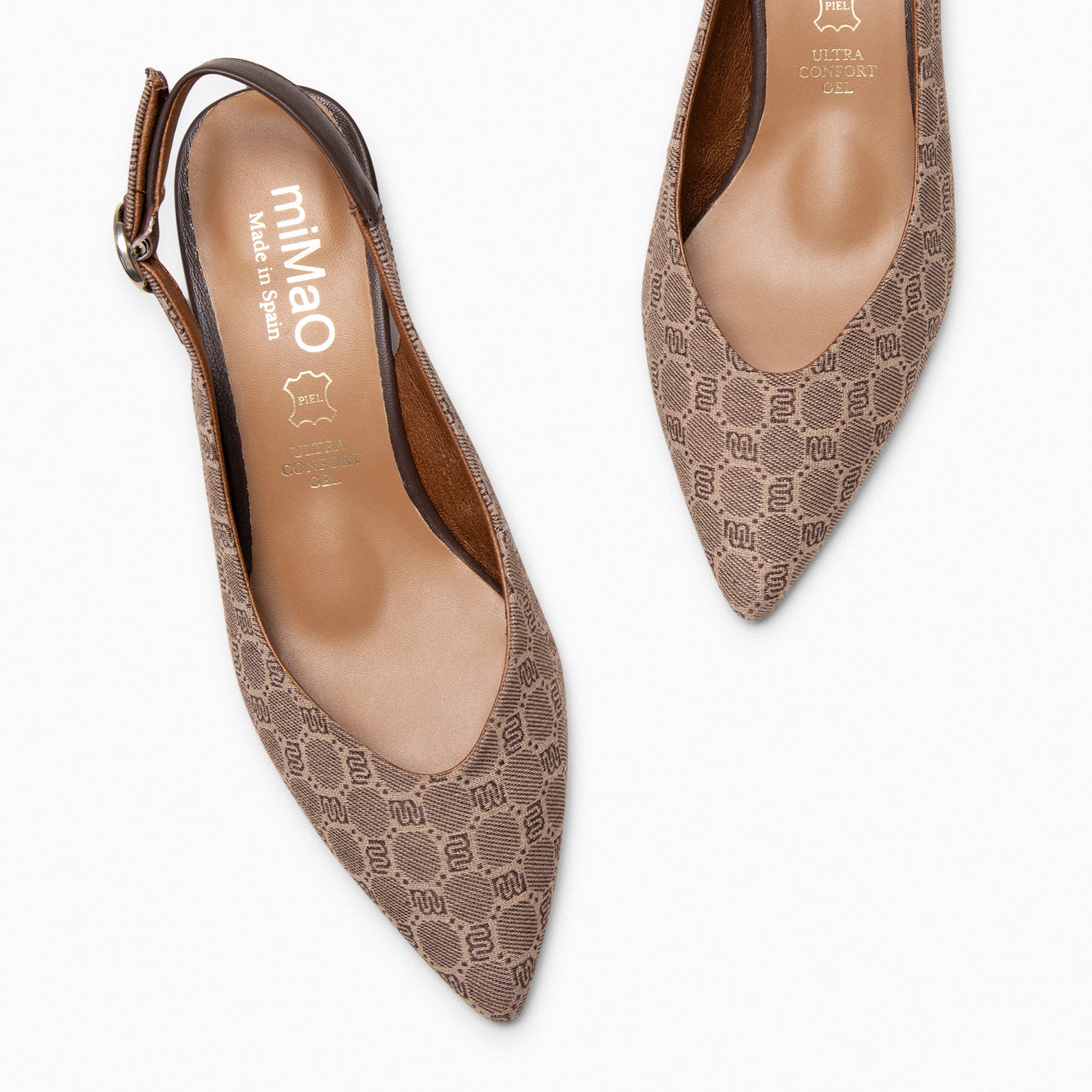 ANGIE – BROWN Slingback shoe