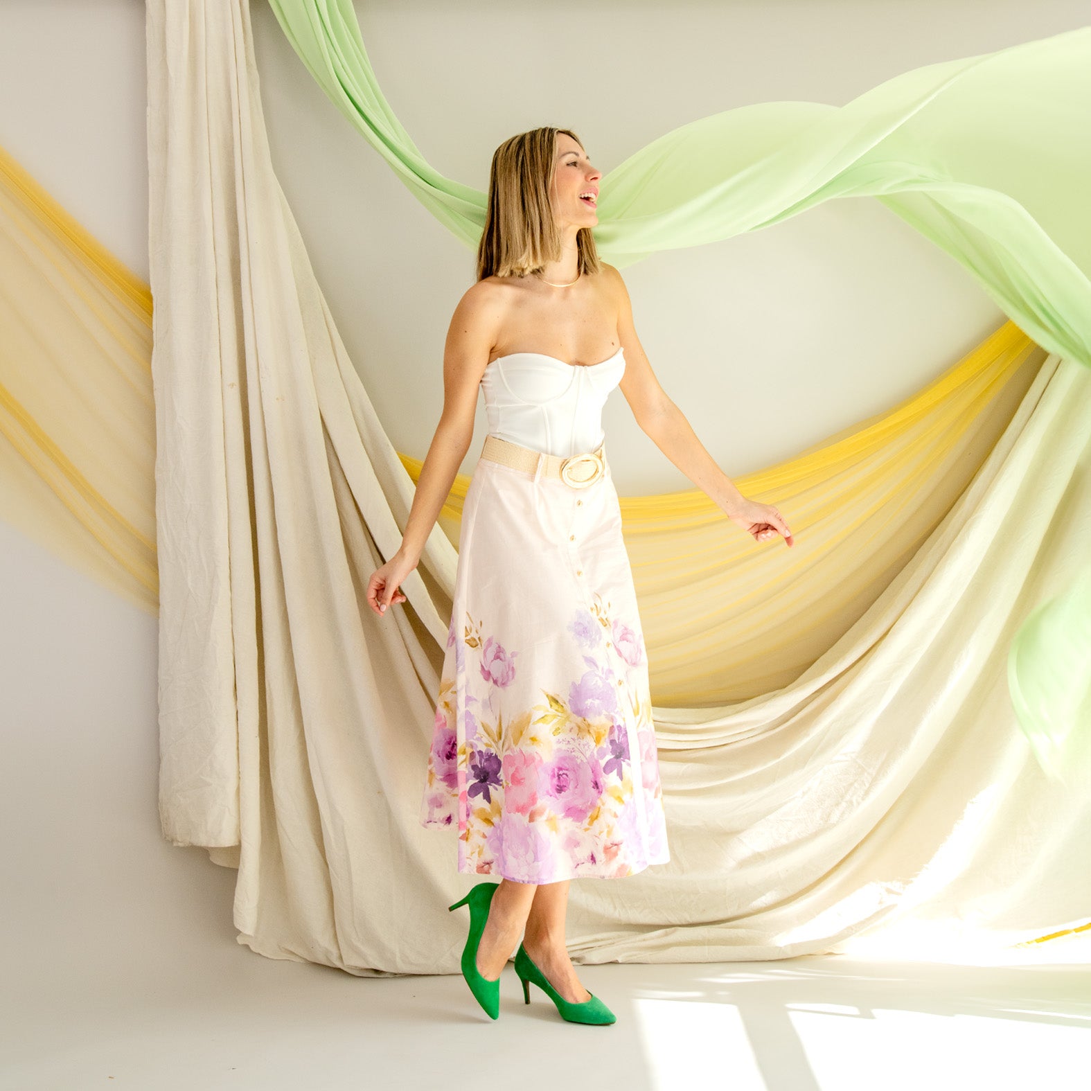 STILETTO - Escarpins à talon aiguille VERT