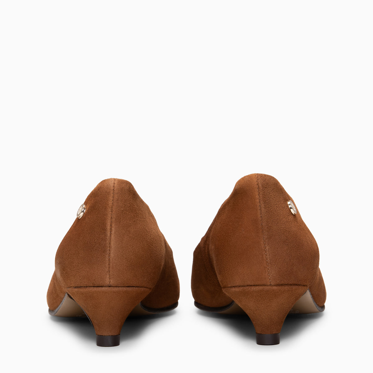 URBAN MINI - BROWN suede low heel pumps