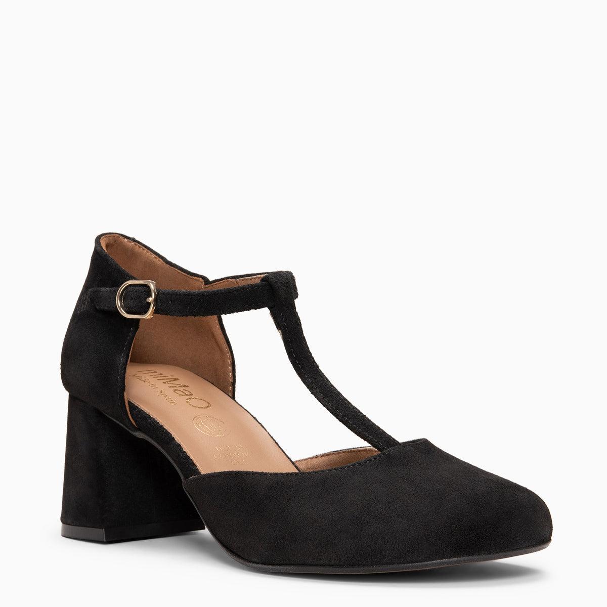 AZUCENA - BLACK Baresoft heeled shoes