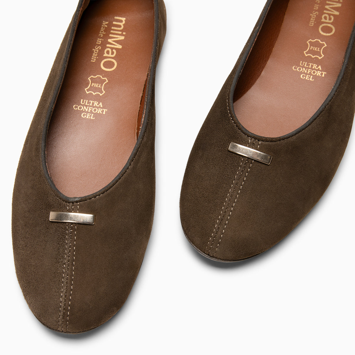 ASSIA - KAKHI Suede leather ballerina