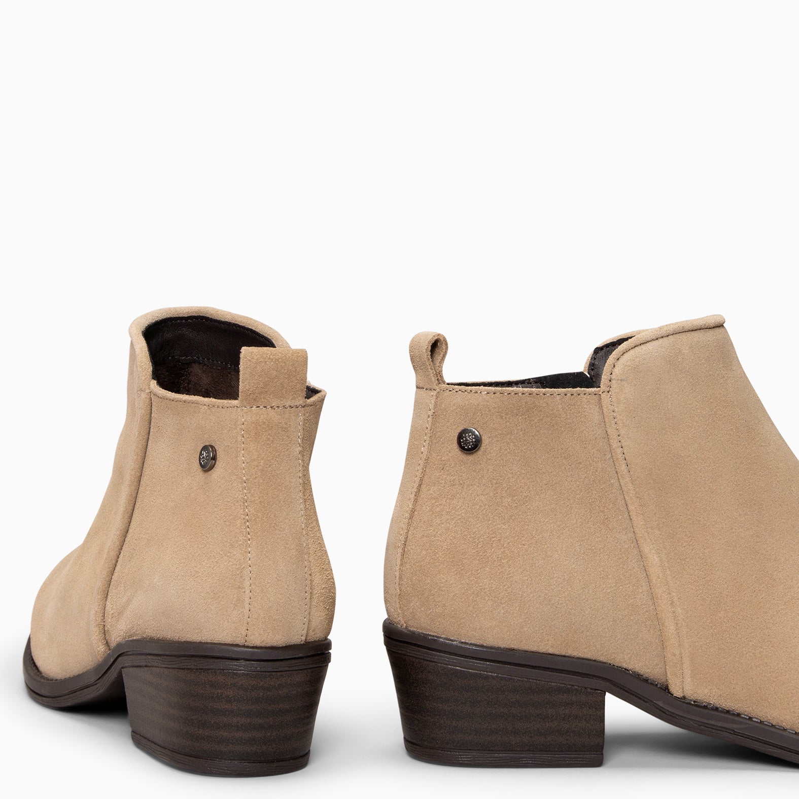 BALTIMORE - BOTINES DE CAÑA BAJA BEIGE