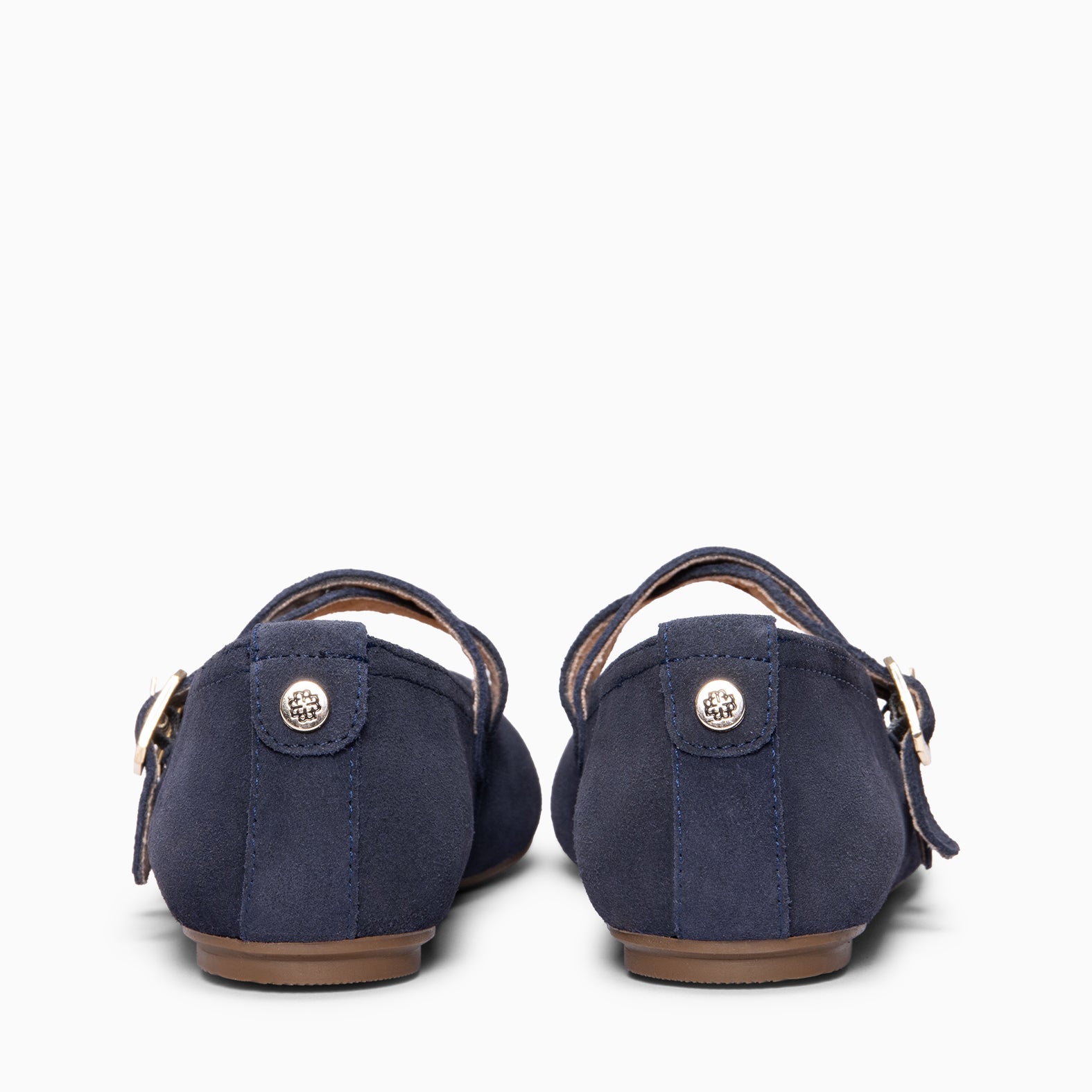 AMAPOLA - NAVY FLAT BALLERINA BARESOFT