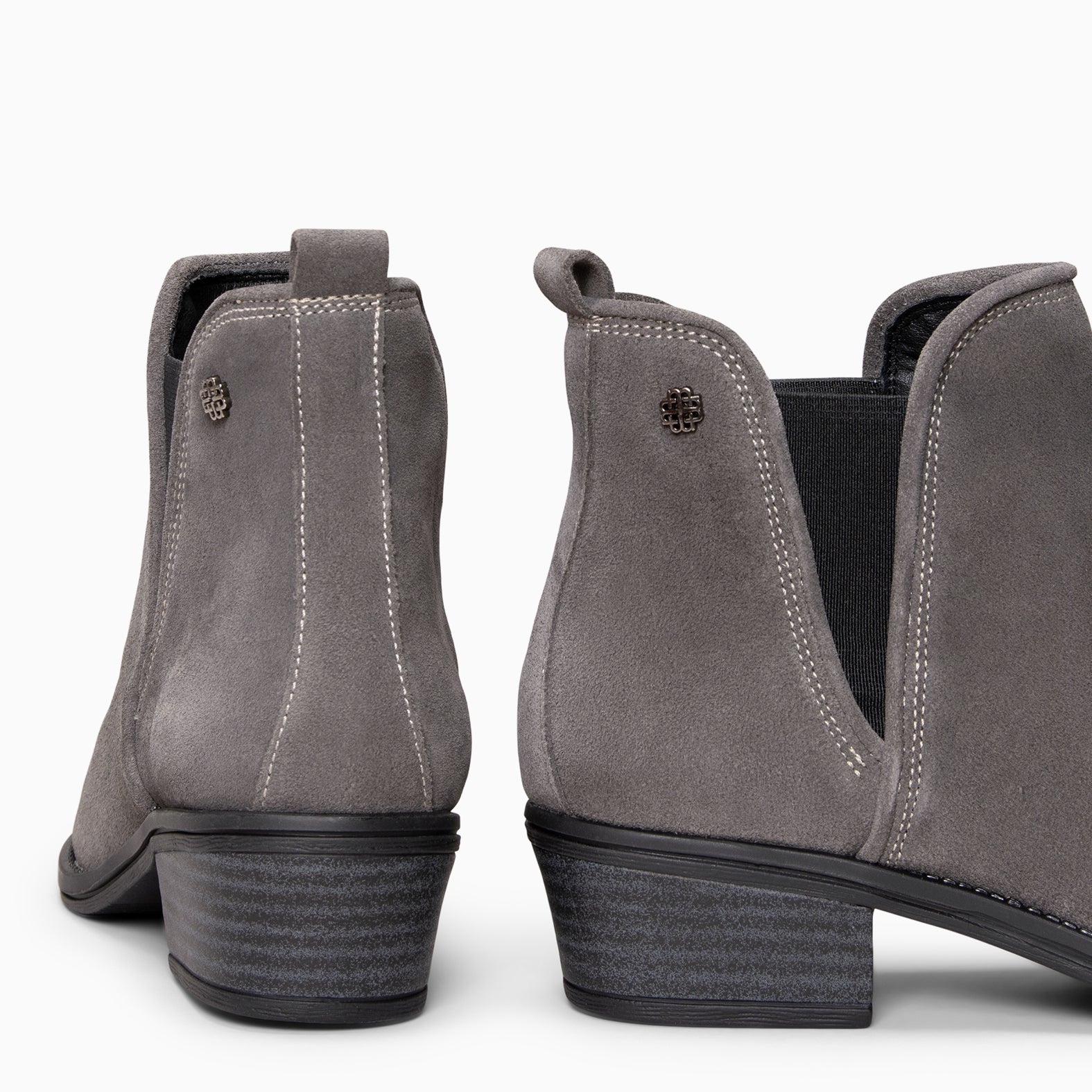 VIANA - Botín bajo con elástico GRIS