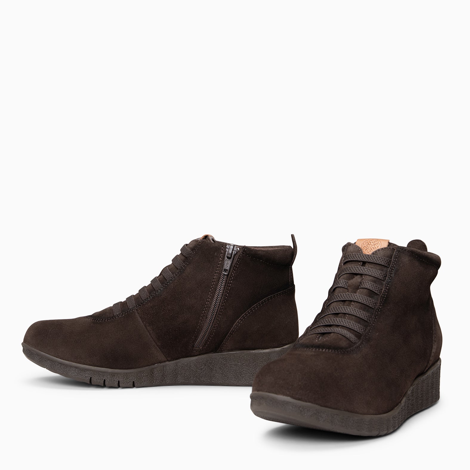 FLEXY - Zapatillas MARRON abotinadas
