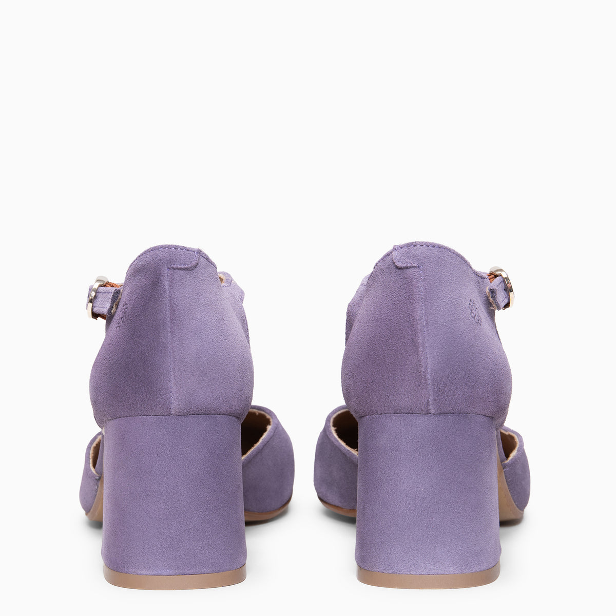 AZUCENA - Zapato baresoft con tacón MORADO
