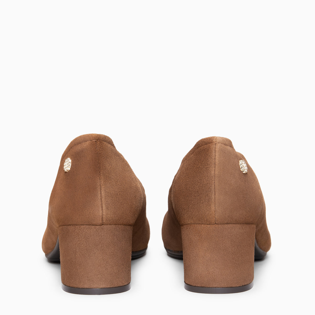 URBAN BARESOFT - BROWN wide heel shoes