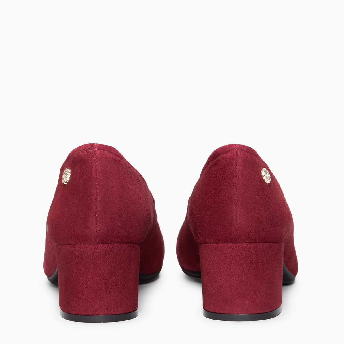 URBAN BARESOFT - Zapatos de salón de tacón ancho GRANATE