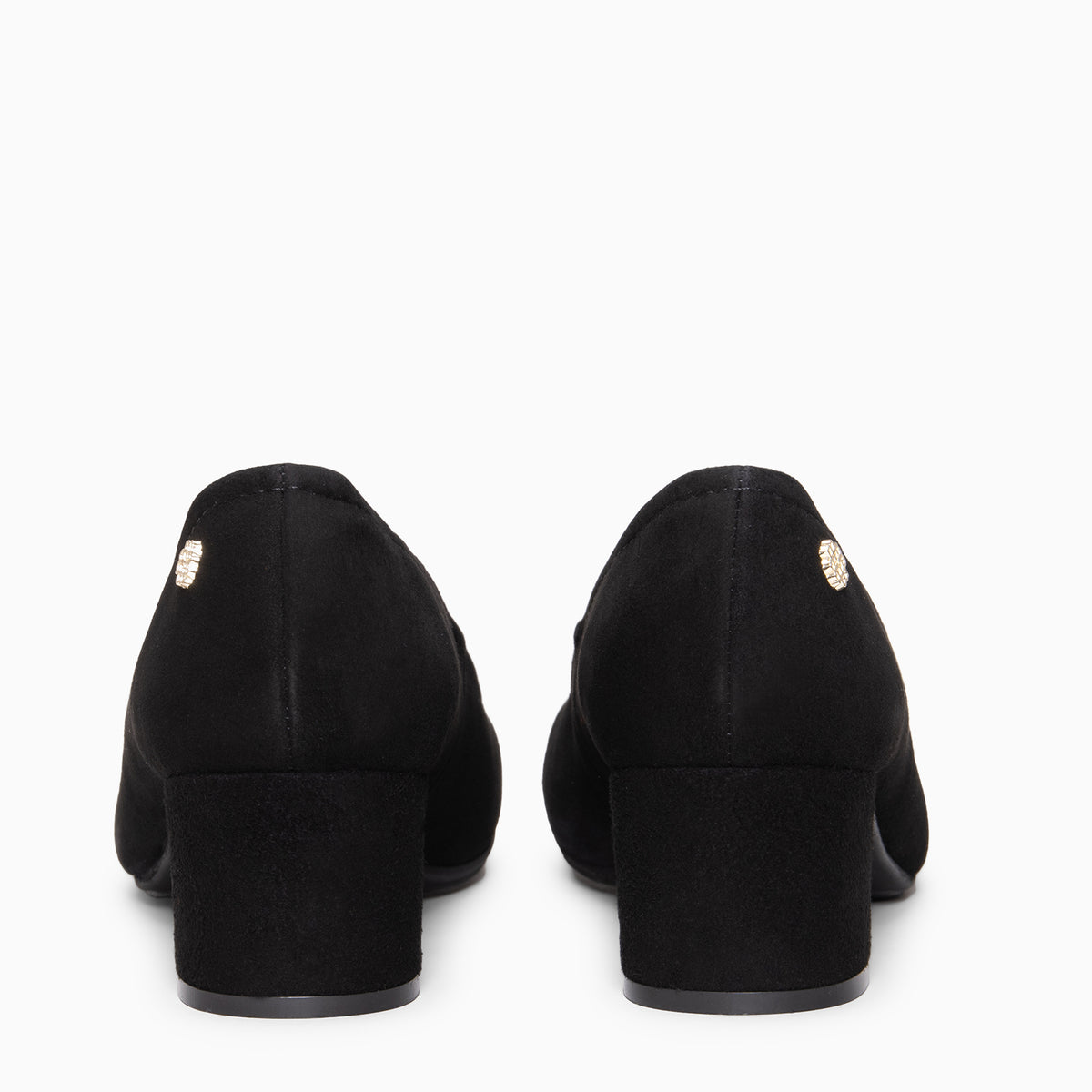 URBAN BARESOFT - BLACK wide heel shoes