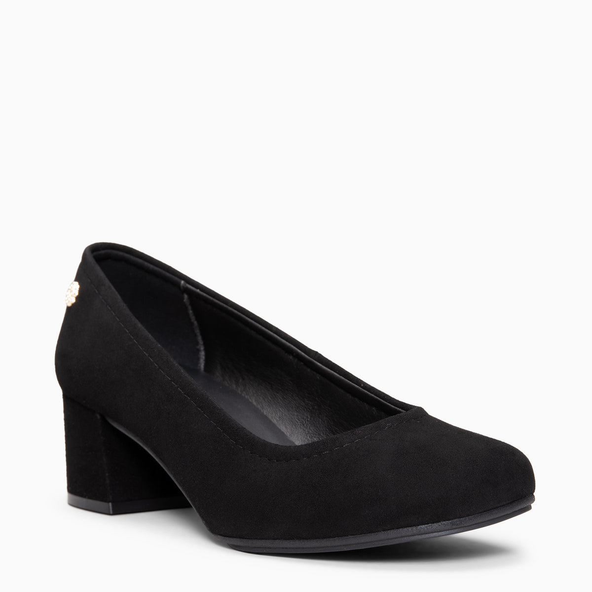 URBAN BARESOFT - BLACK wide heel shoes