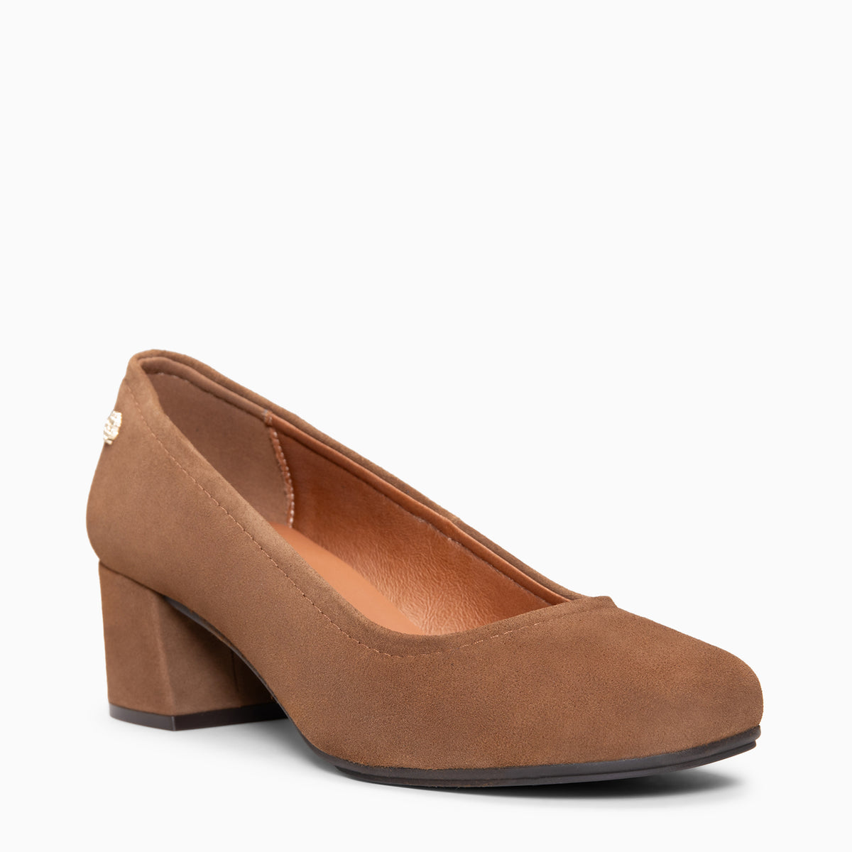 URBAN BARESOFT - BROWN wide heel shoes
