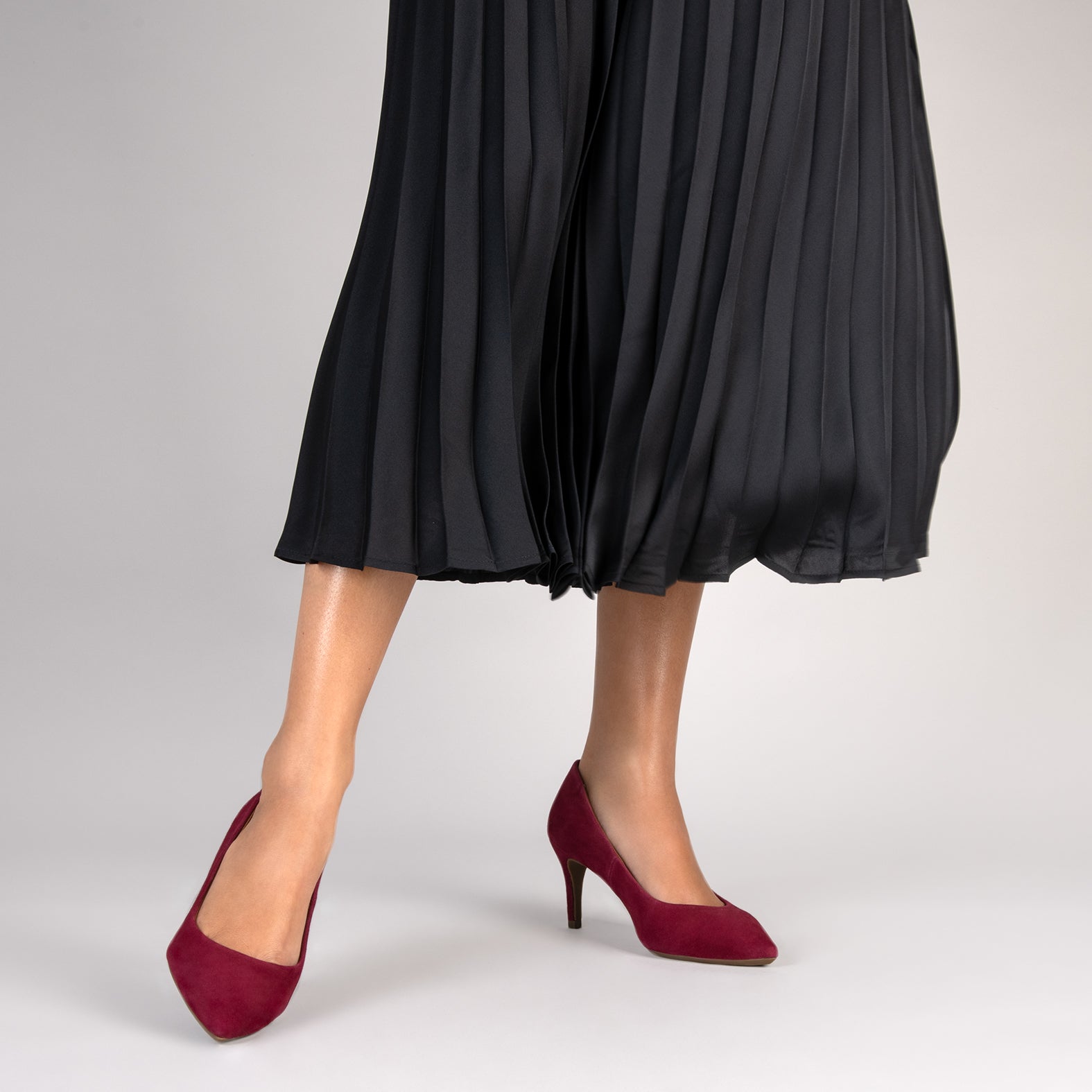 STILETTO - Zapatos de tacón de aguja en GRANATE