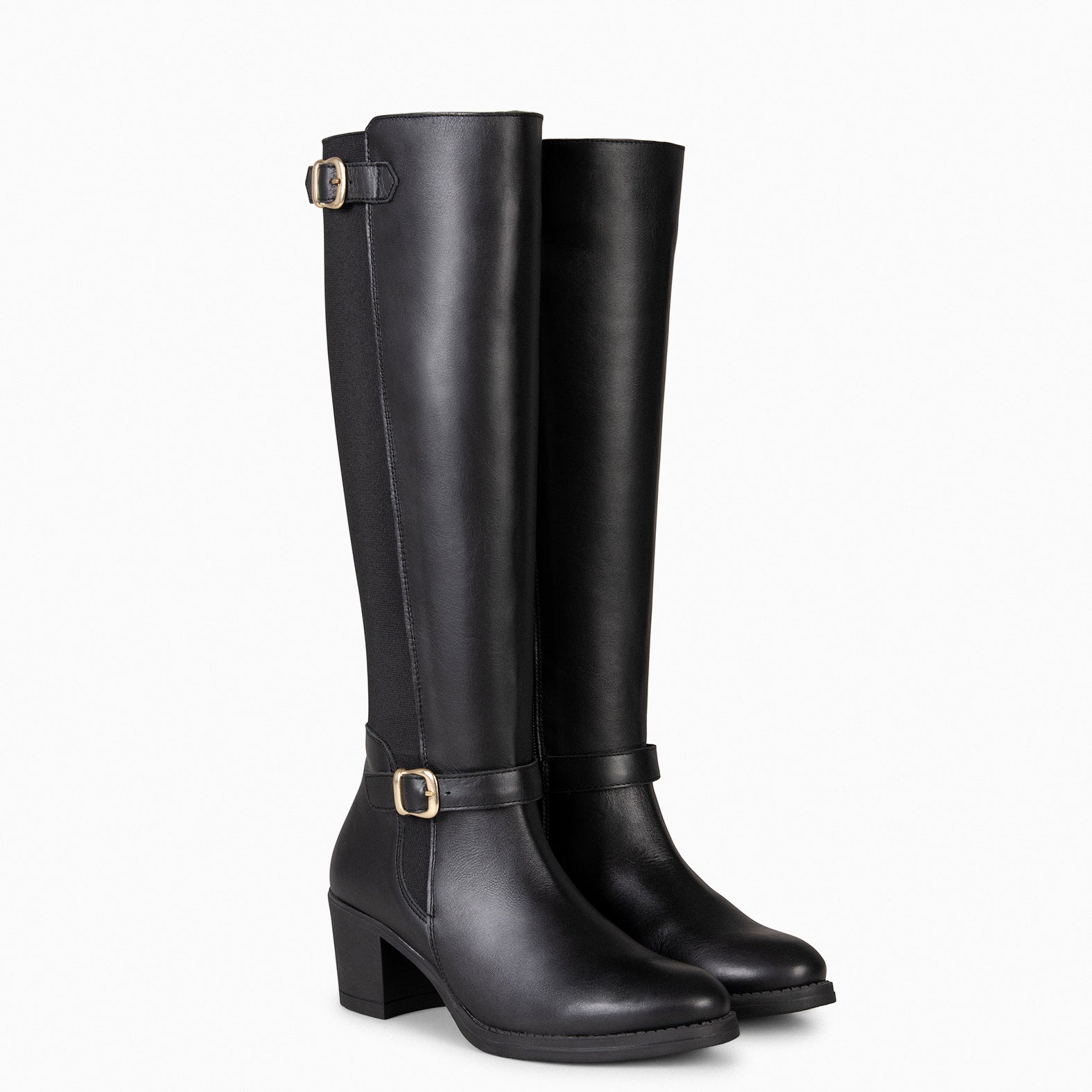 Sena - Botas de vestir con caña elástica NEGRO