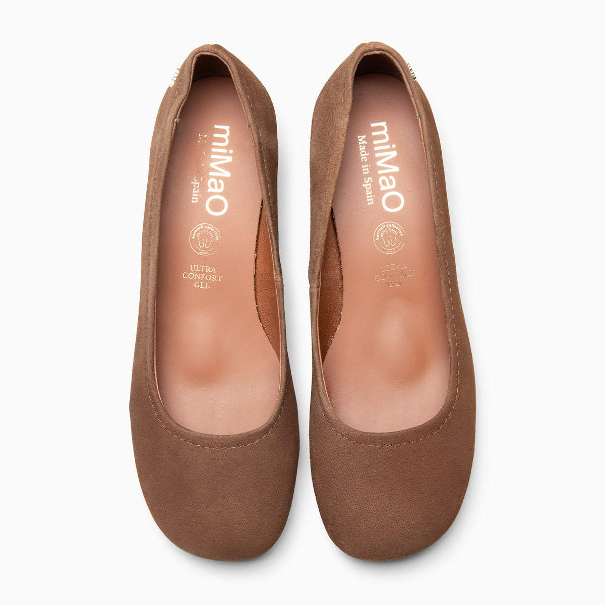 URBAN BARESOFT - BROWN wide heel shoes