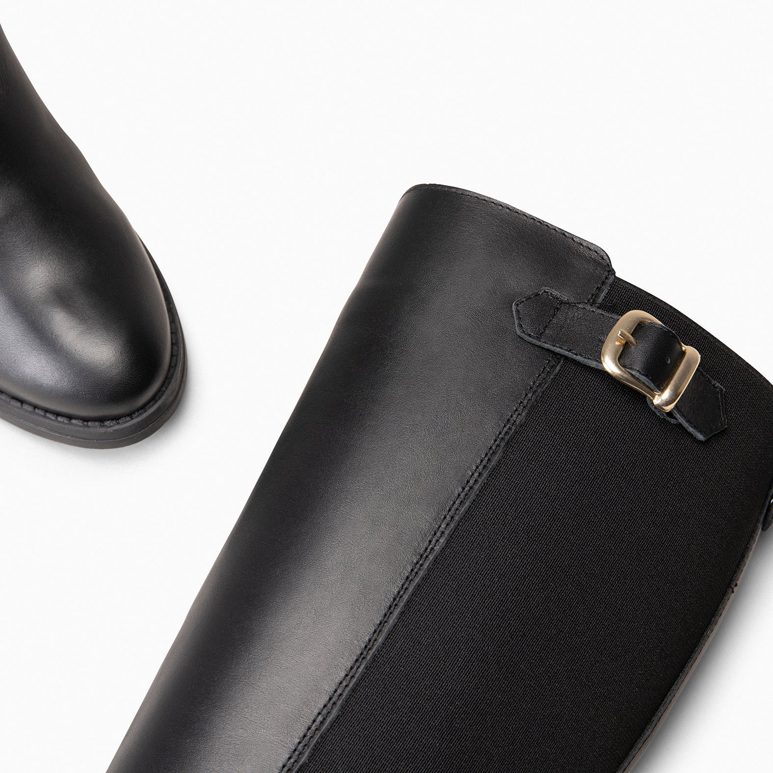 SENA – BLACK Boots with elastic shaft