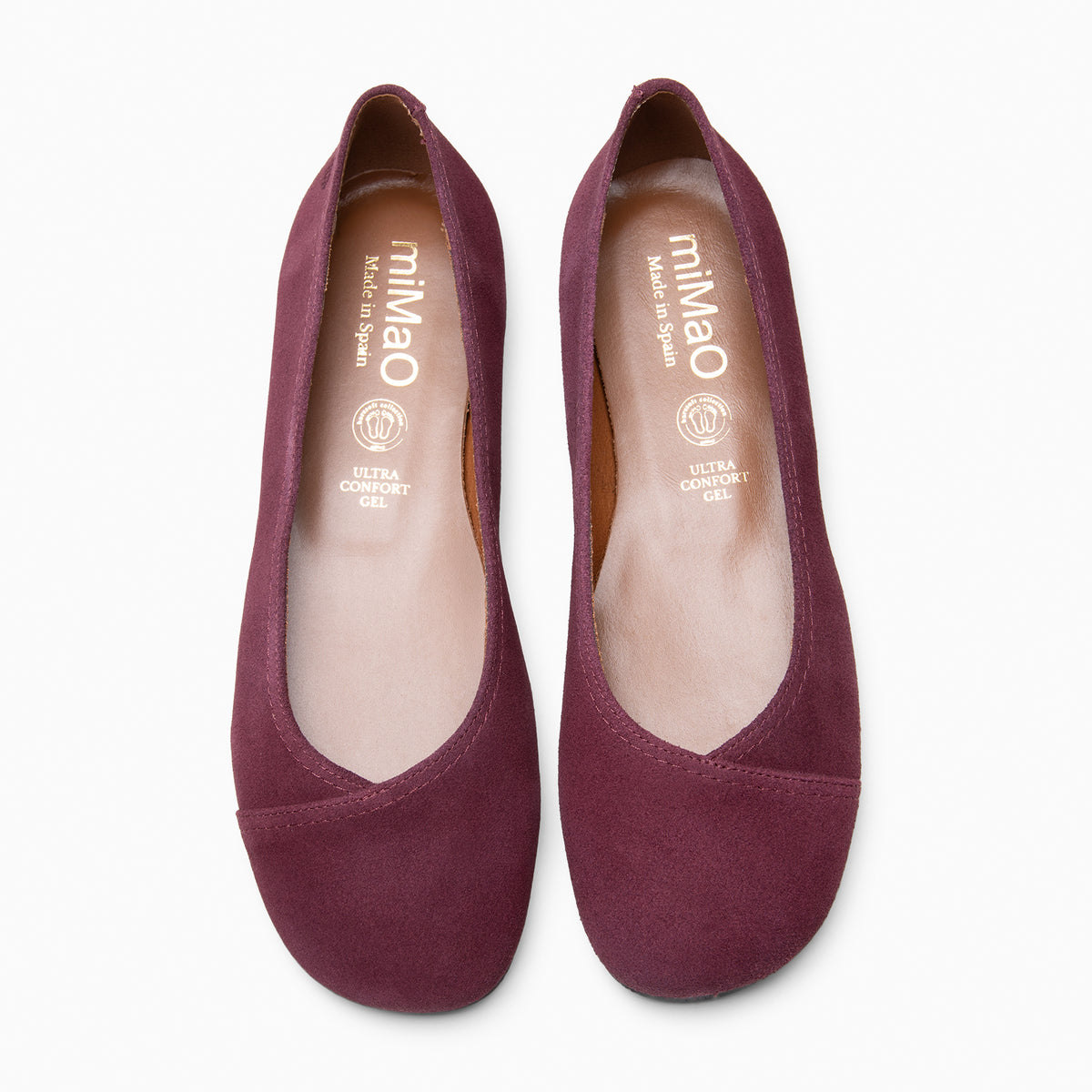 PLUMA - BURGUNDY ballerina baresoft