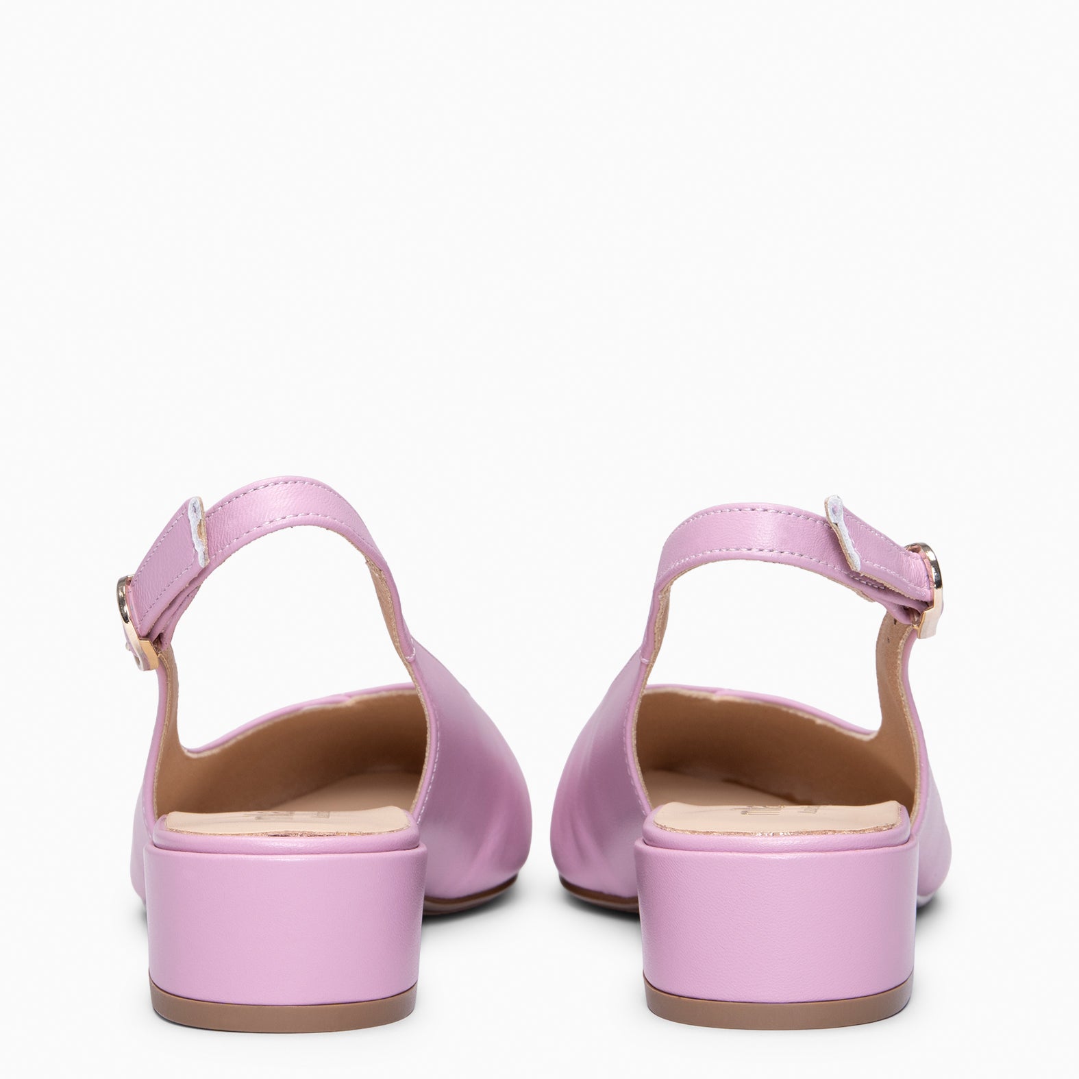 MARTINA - Sapatos slingback com biqueira cruzada MALVA